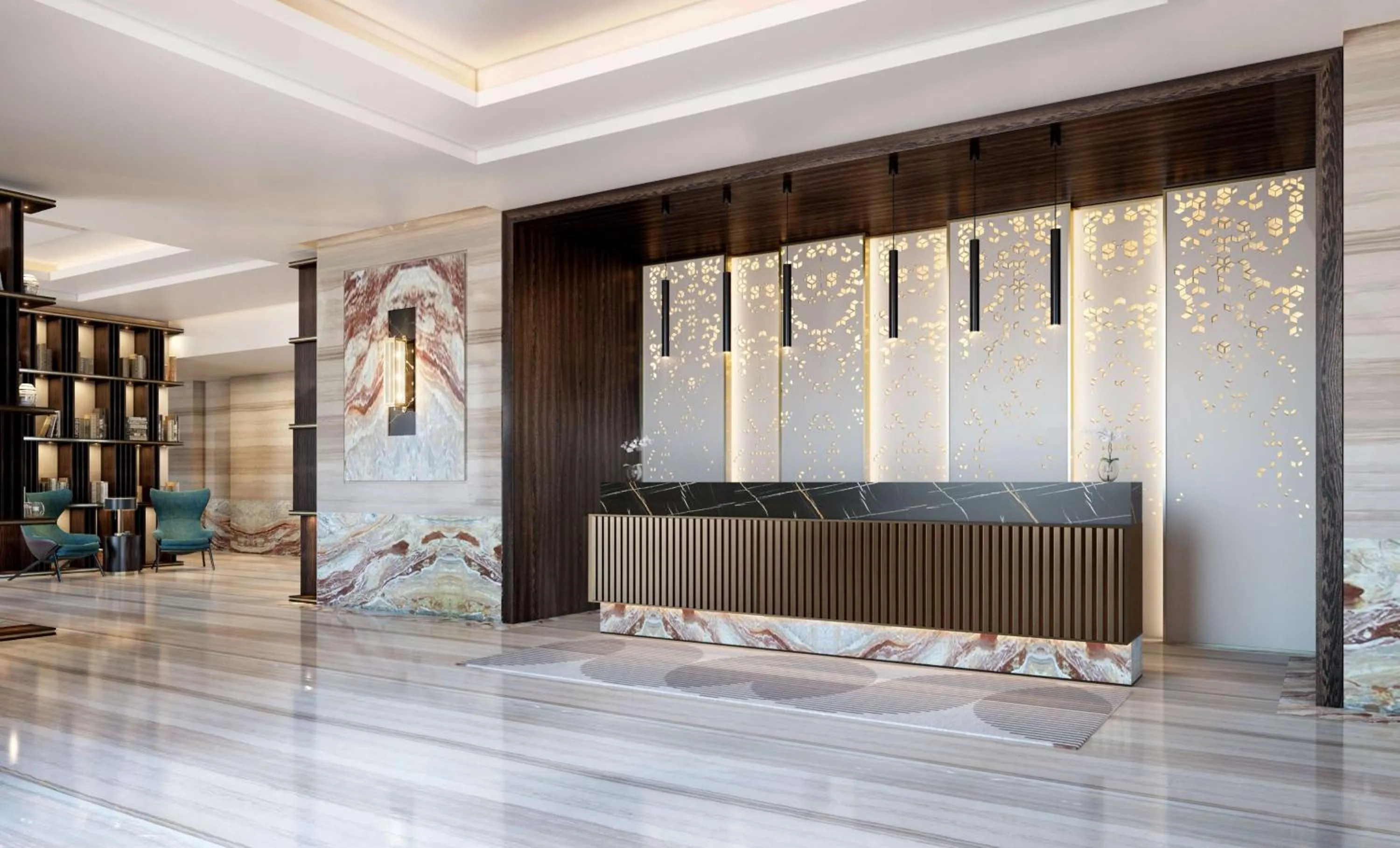 Lobby or reception in DoubleTree by Hilton Doha Downtown