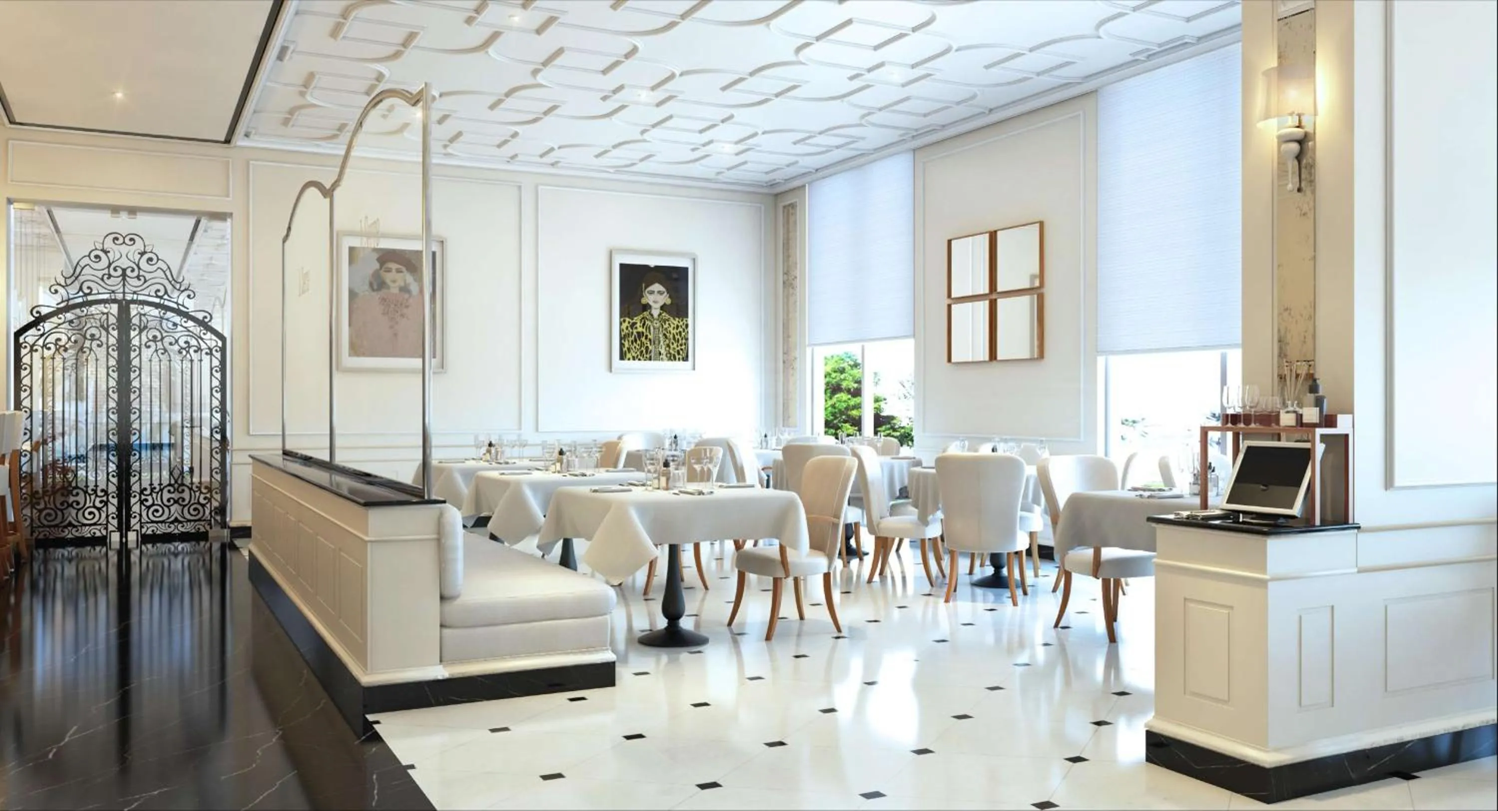 Dining area in DoubleTree by Hilton Doha Downtown