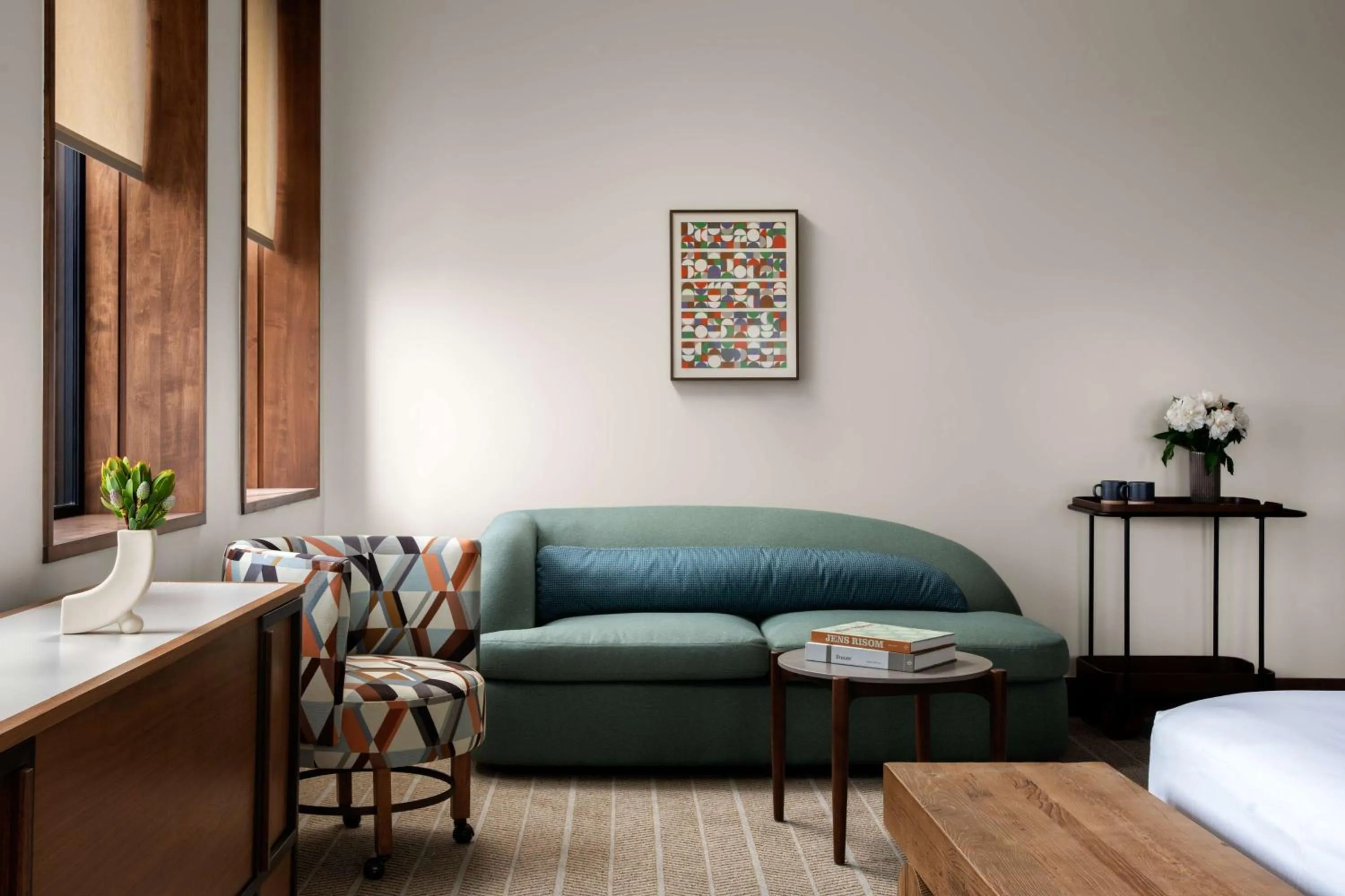 Living room in Hotel Marcel New Haven, Tapestry Collection By Hilton