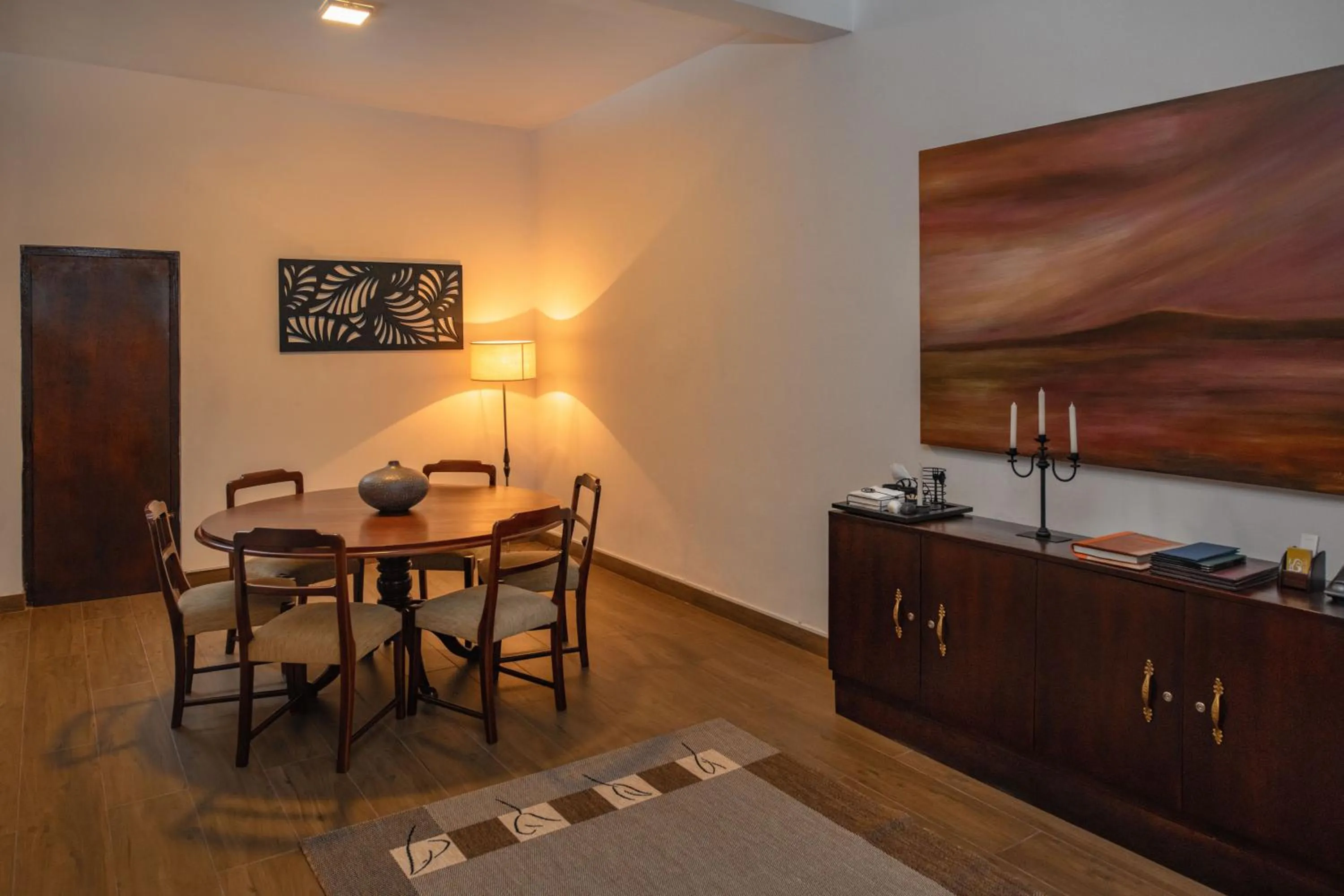 Dining area in Swarga Villa
