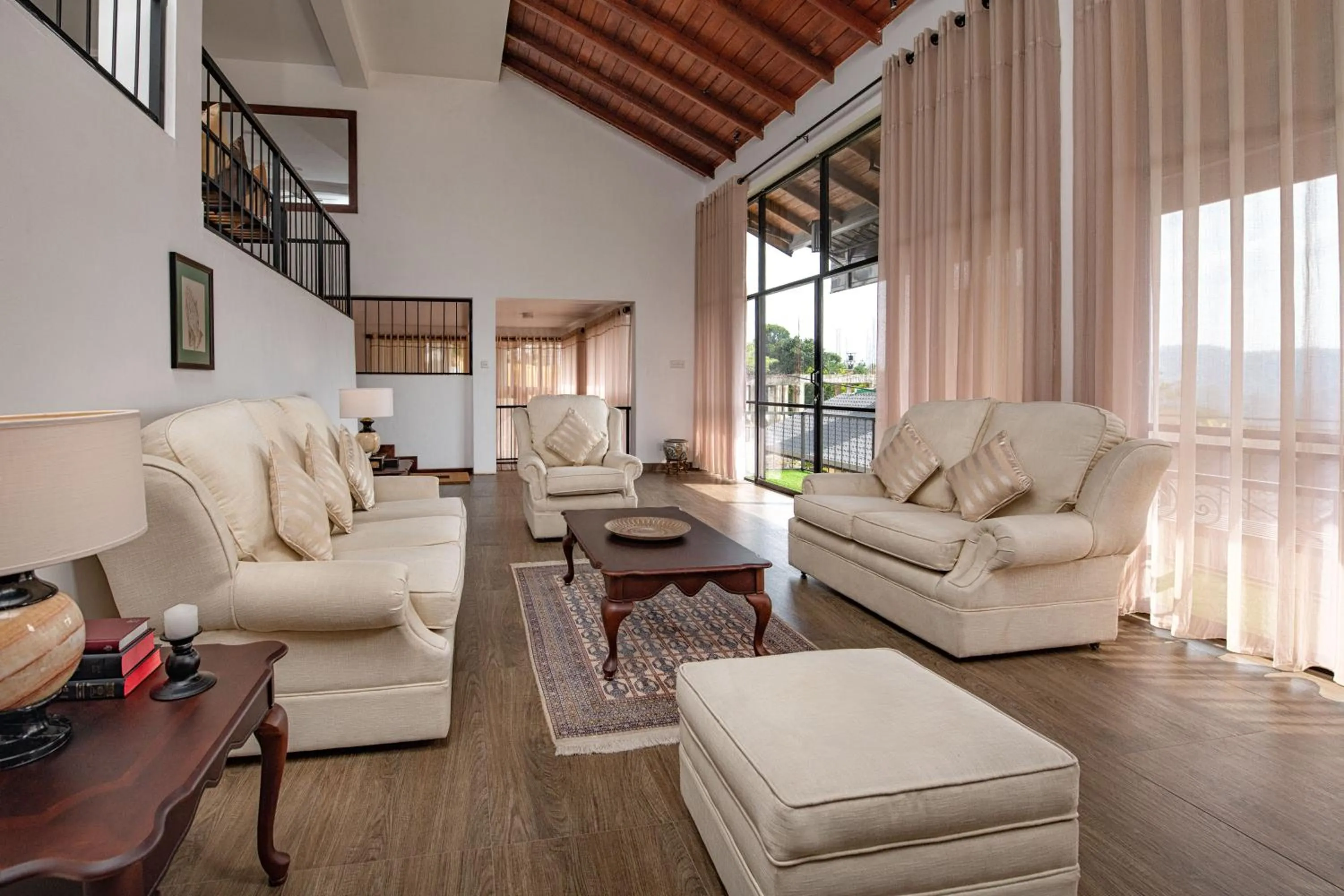 Seating area in Swarga Villa
