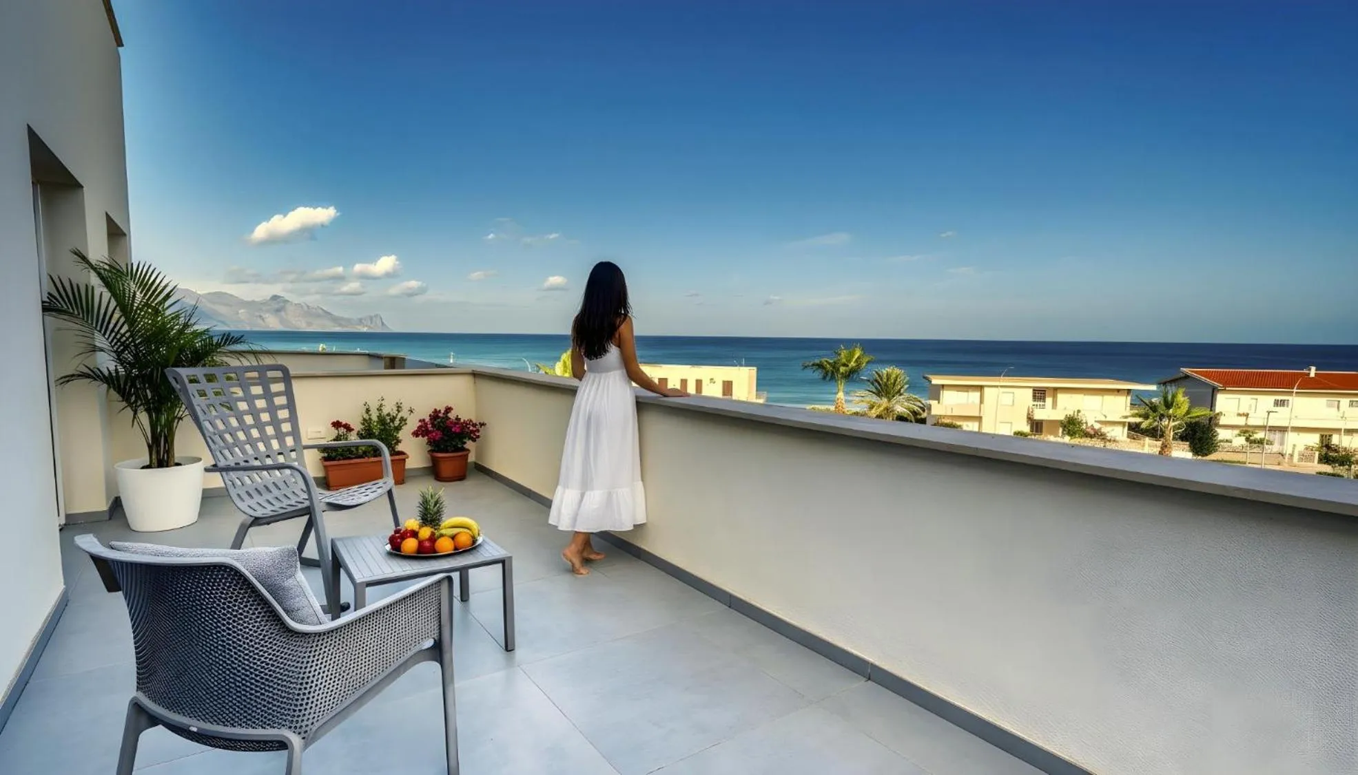 Balcony/Terrace in Resort La Battigia Beach & Spa