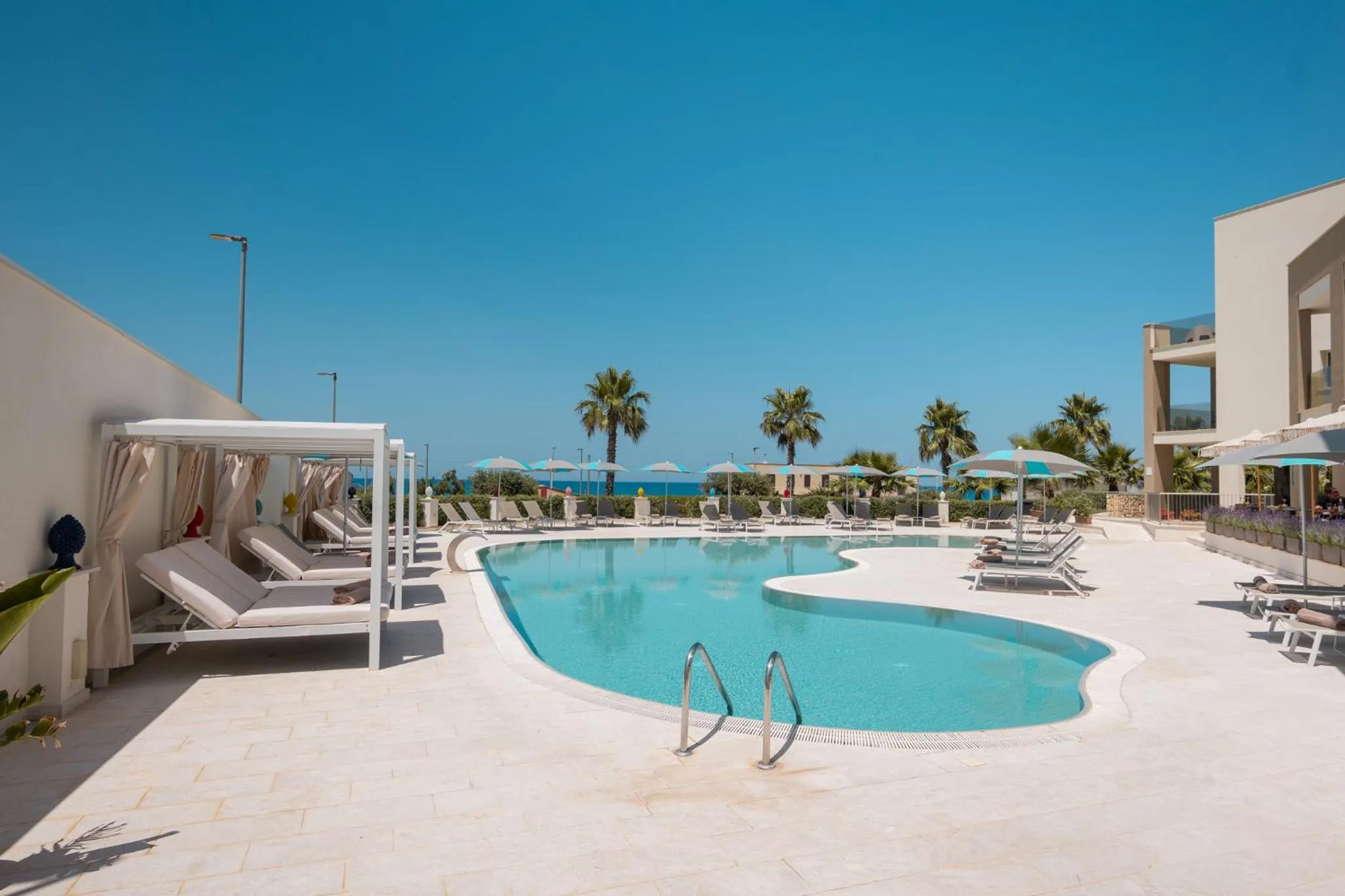 Pool view in Resort La Battigia Beach & Spa