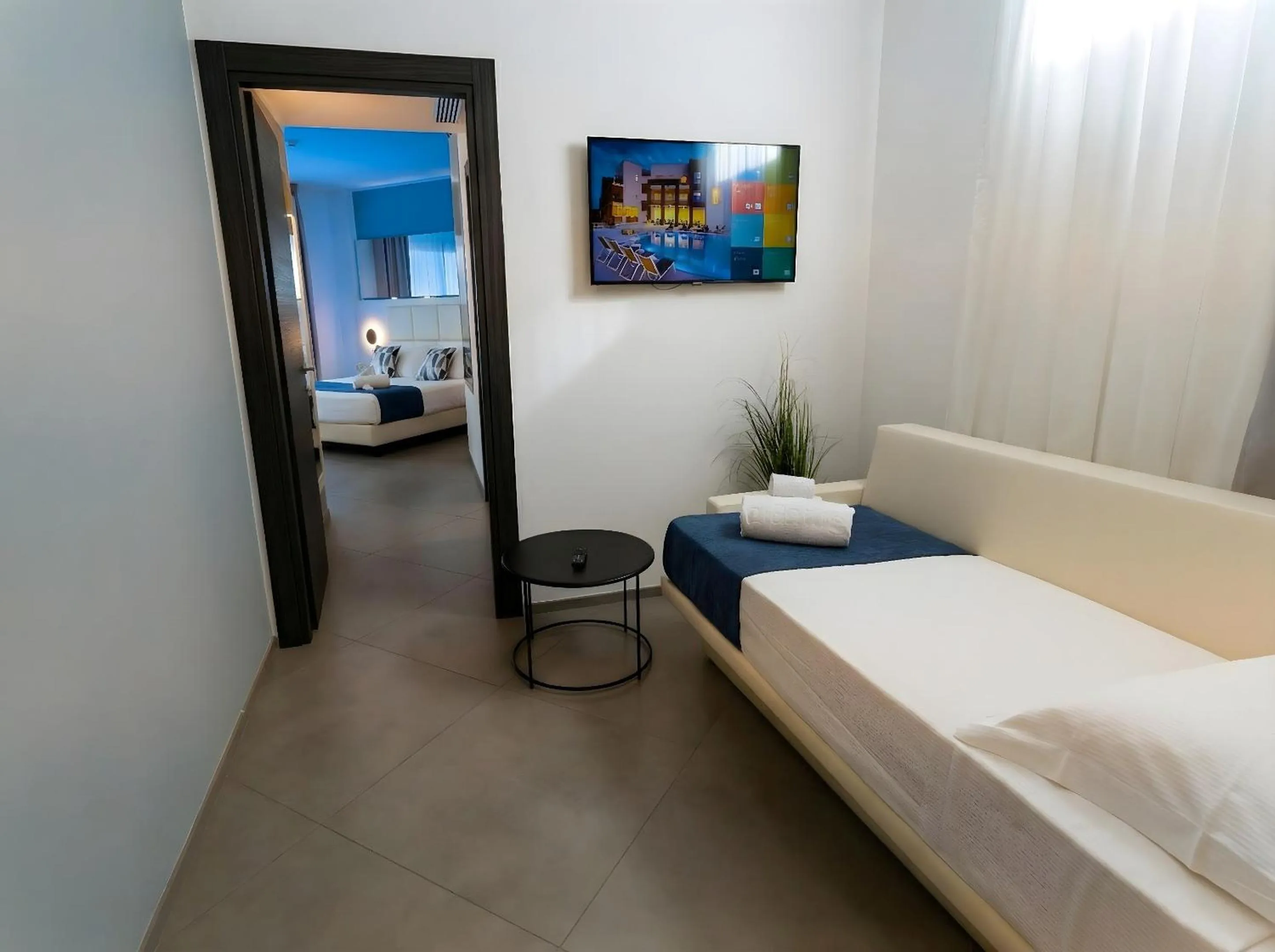 Bed in Resort La Battigia Beach & Spa