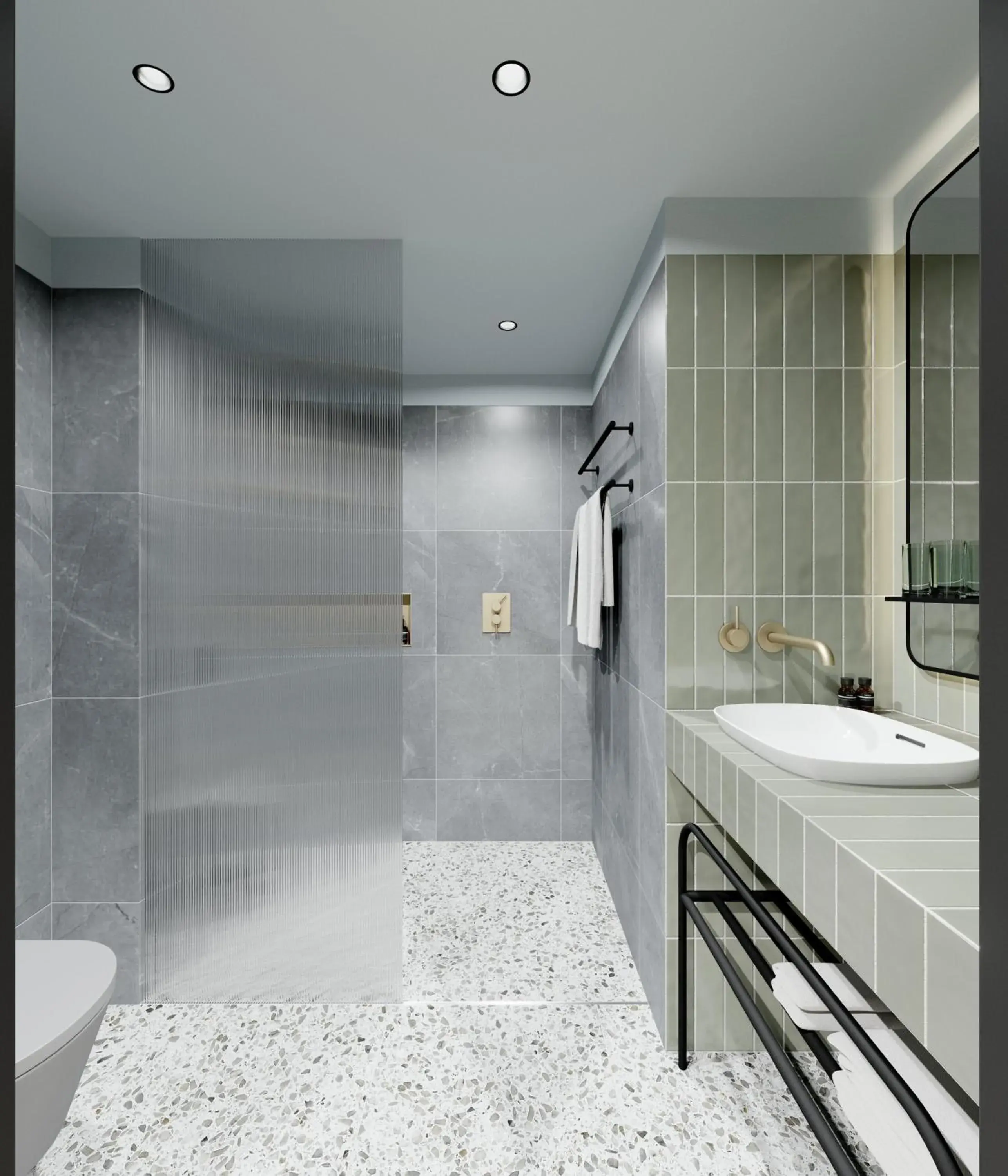 Bathroom in Hotel Indigo Vienna - Naschmarkt by IHG Bathroom in Hotel Indigo Vienna - Naschmarkt by IHG