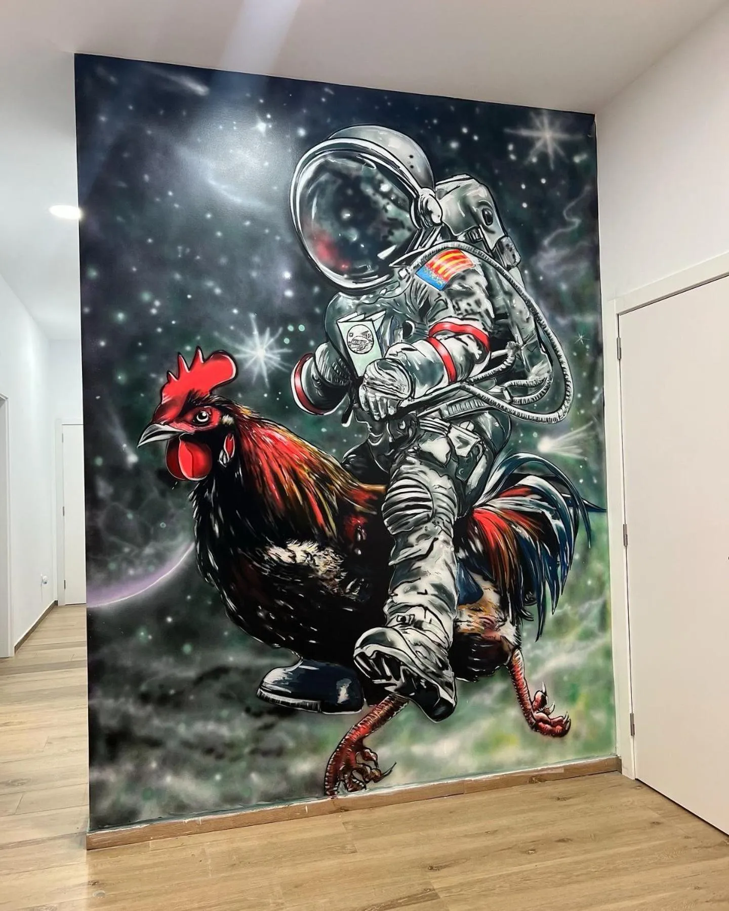 Decorative detail in Beach & Arts Hostel Valencia