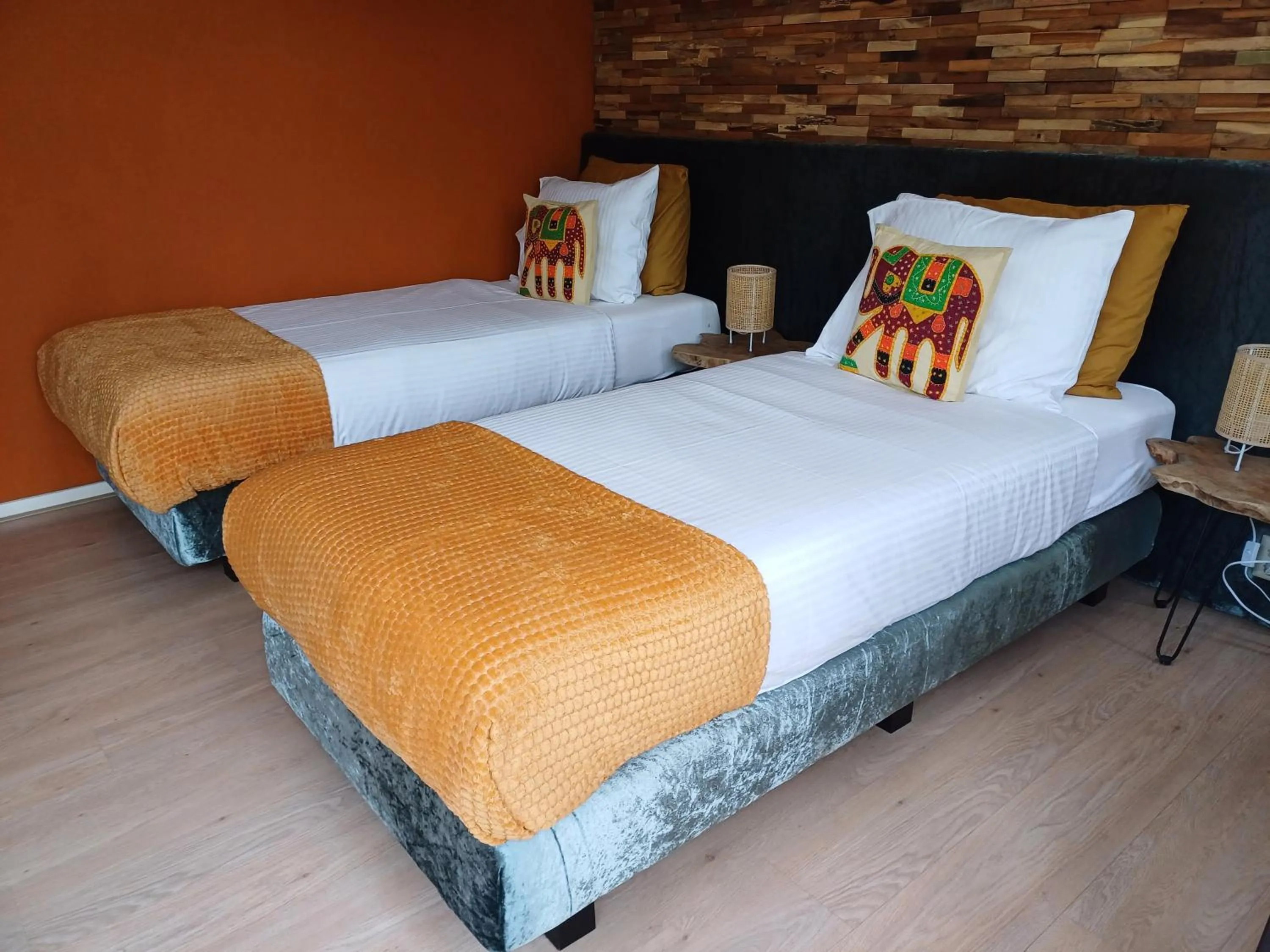 Bed in East Meets West Bed and Breakfast