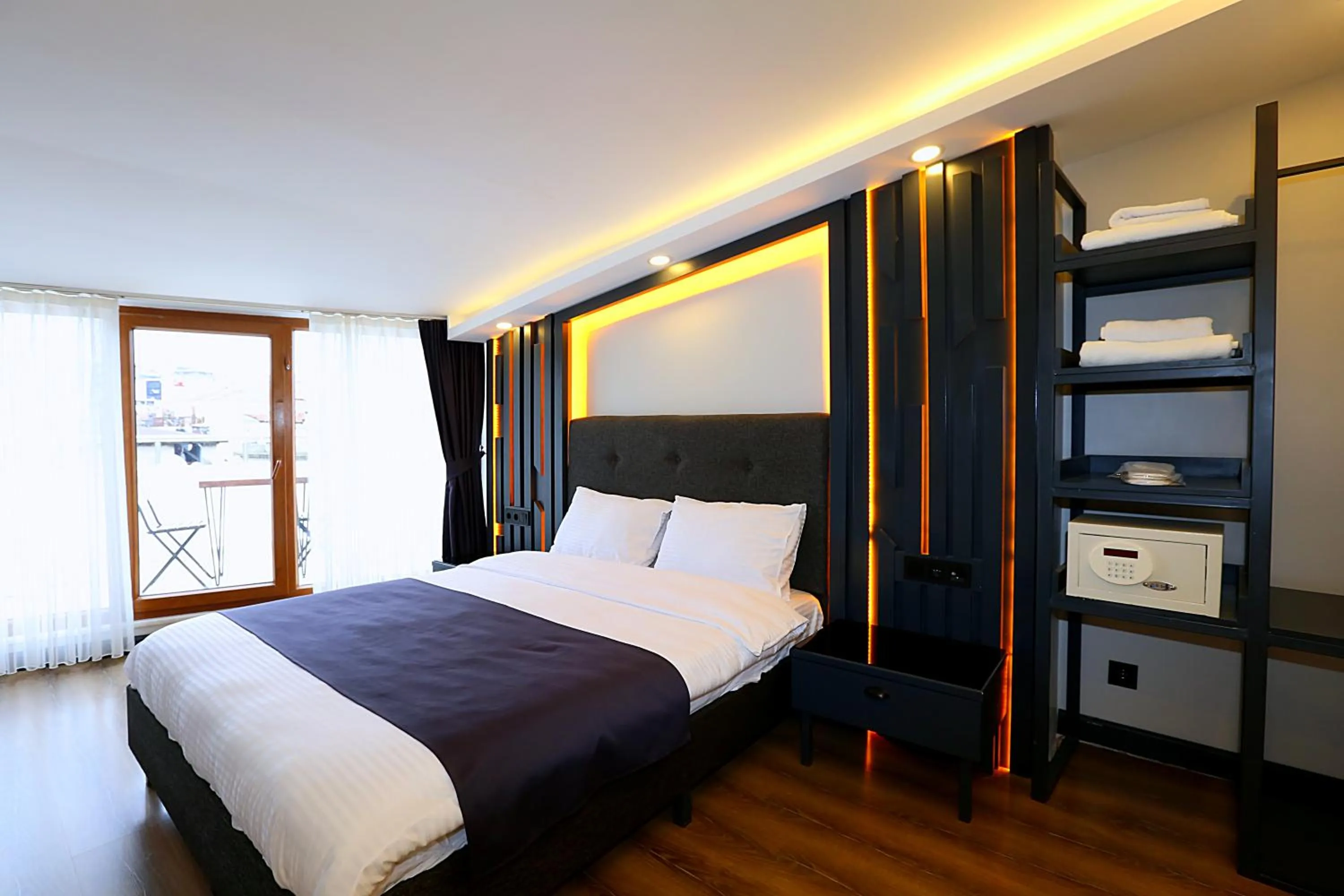 Bed in Galata King Suite Hotel