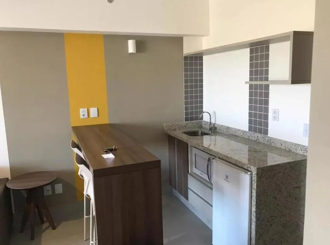 Kitchen or kitchenette in Olimpia Park Resort - Em frente à portaria do Thermas dos Laranjais