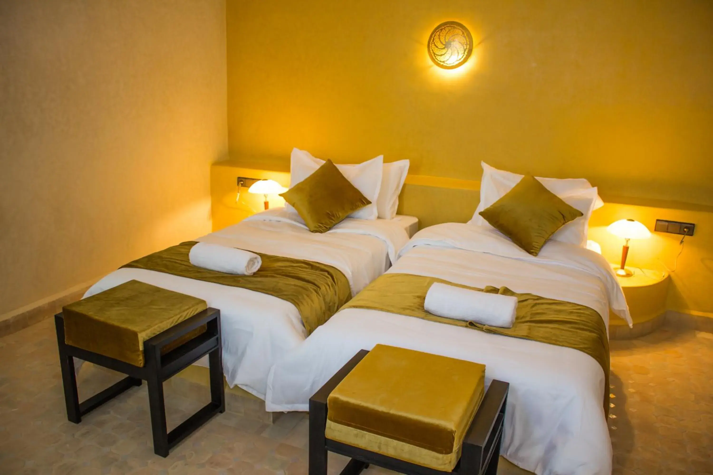 Deluxe Twin Room in Dar Morocco Deluxe Twin Room in Dar Morocco