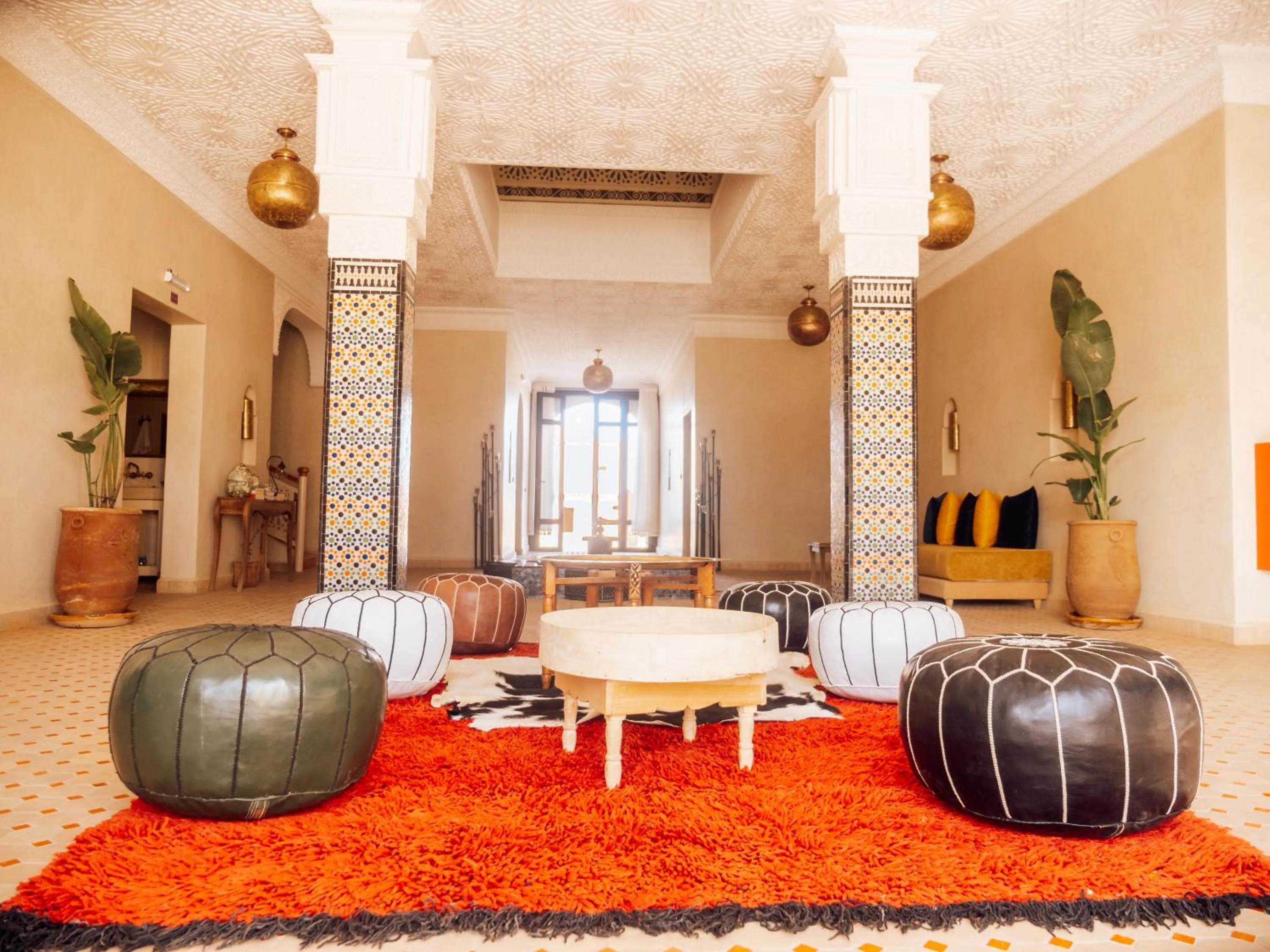 Seating area in Dar Morocco