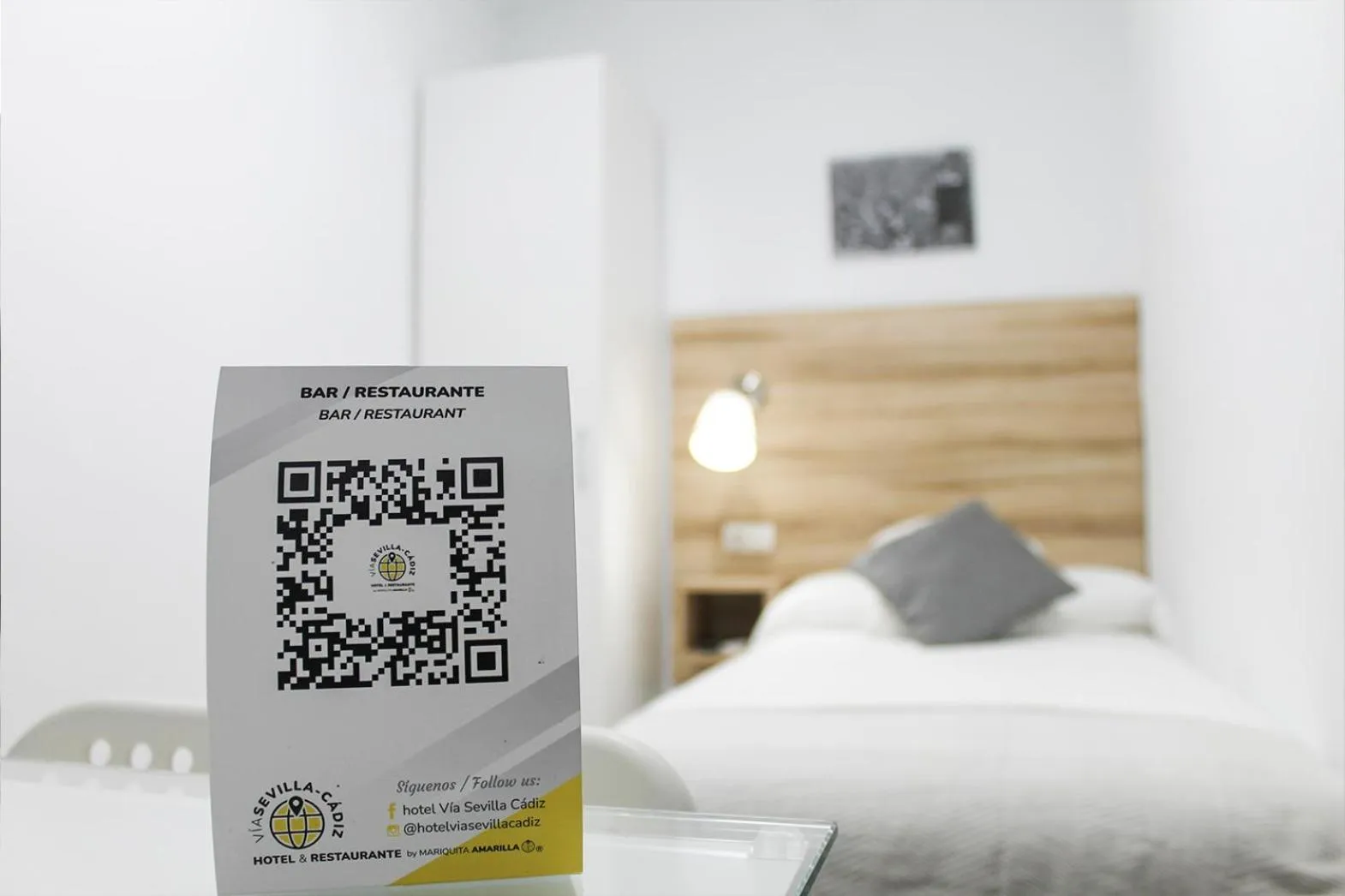 Property logo or sign, Bed in Hotel Restaurante Vía Sevilla - Cádiz by MA 22 Puntos