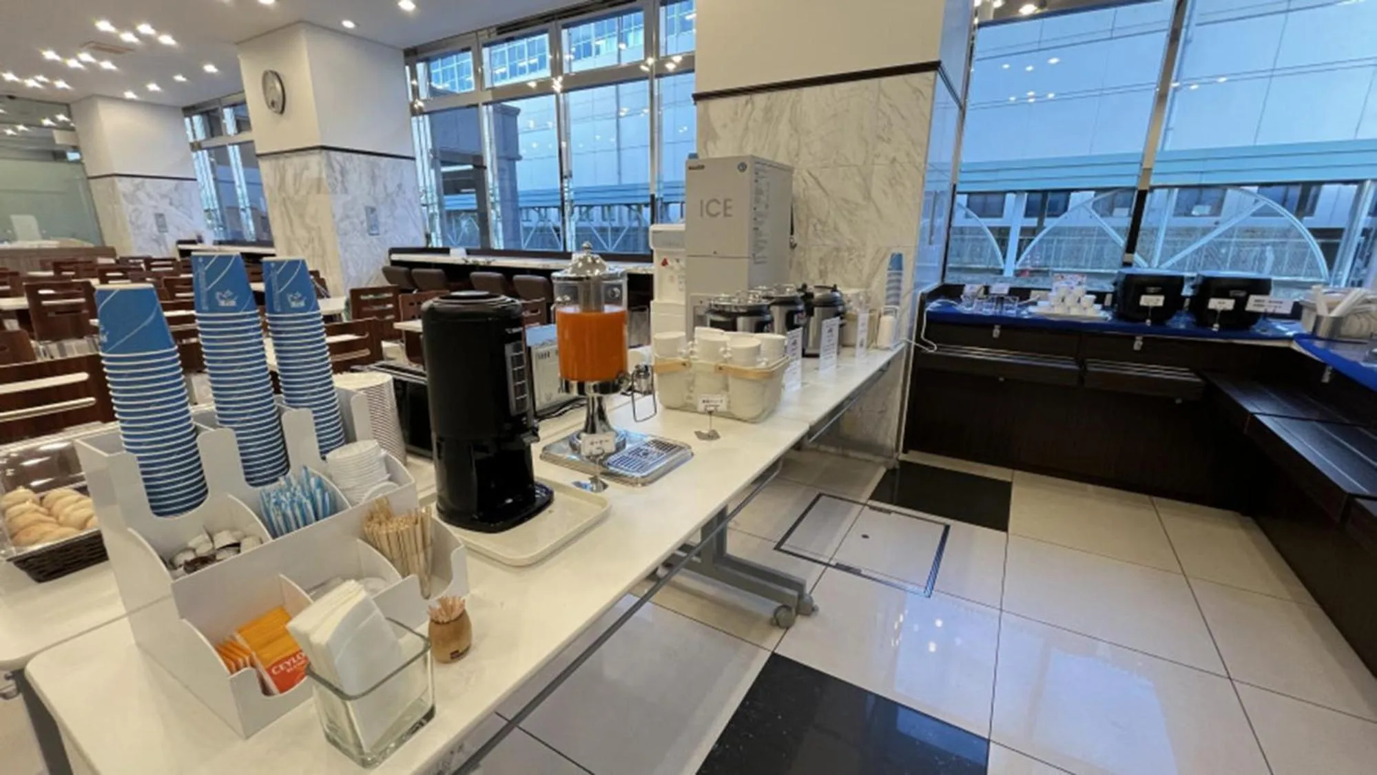 Breakfast in Toyoko Inn Kitakami eki Shinkansen guchi