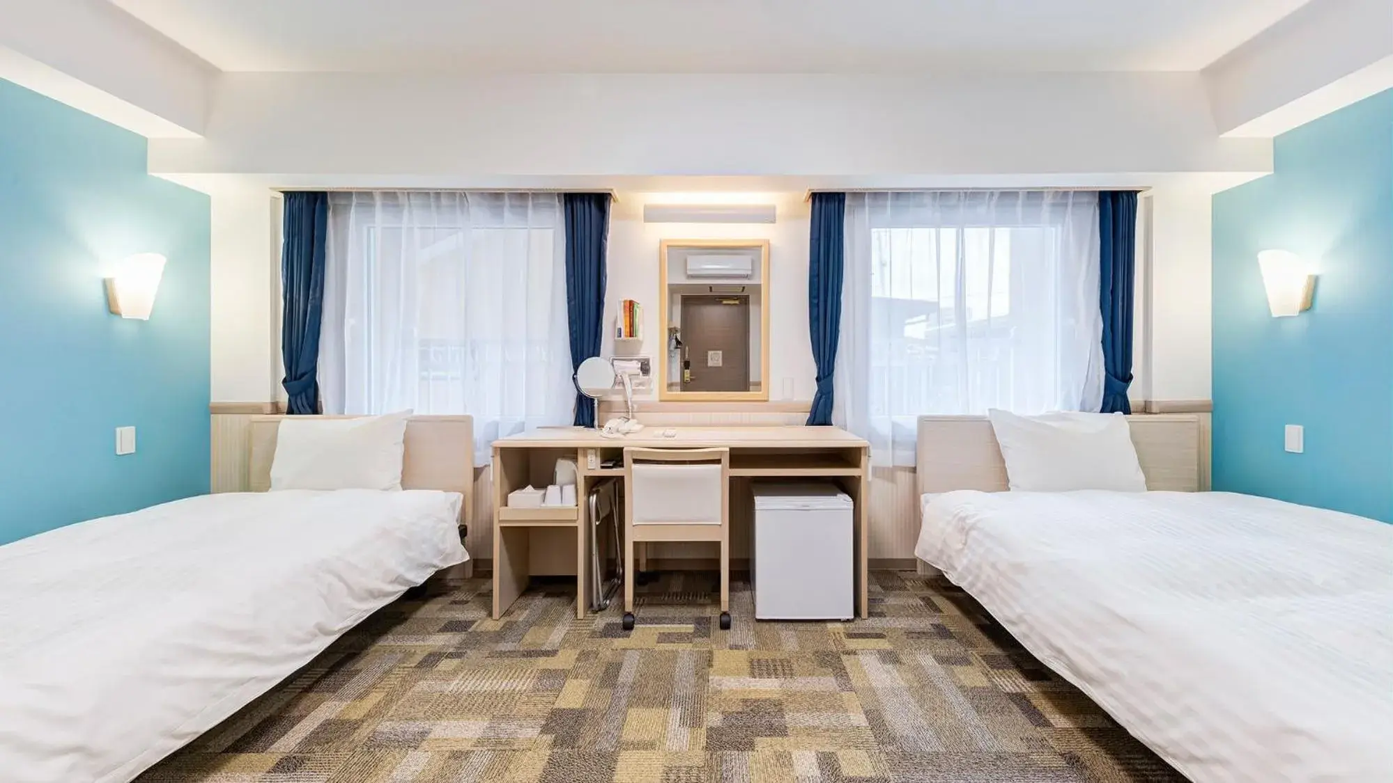 Bedroom, Bed in Toyoko Inn Satsuma Sendai eki Higashi guchi Bedroom, Bed in Toyoko Inn Satsuma Sendai eki Higashi guchi