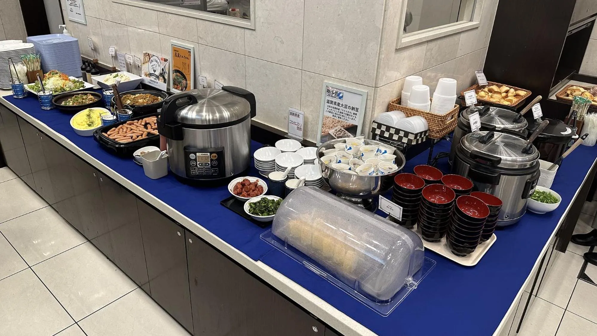 Breakfast in Toyoko Inn Kyoto Biwako Otsu