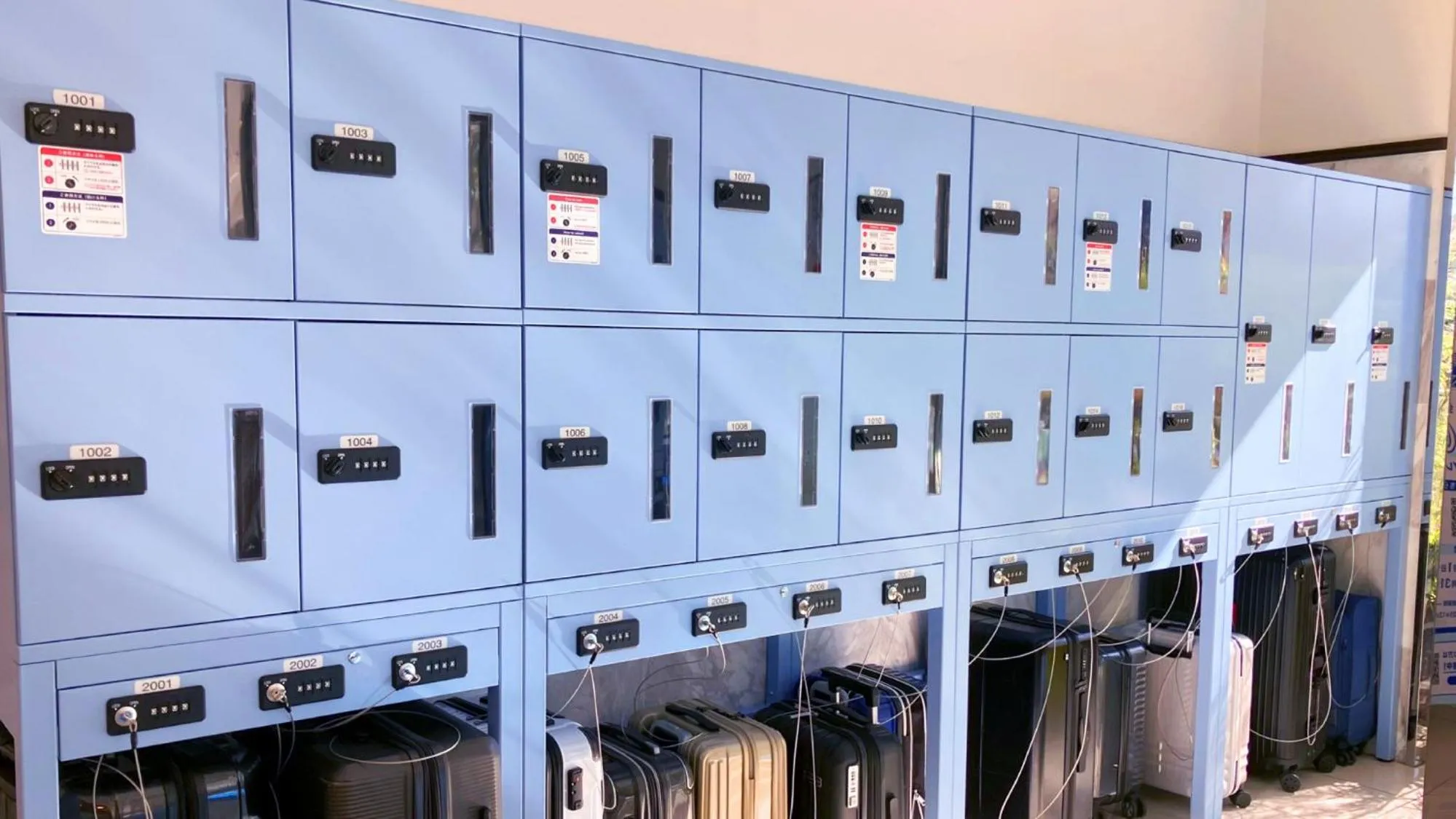 locker in Toyoko Inn Nagano eki Zenkoji guchi