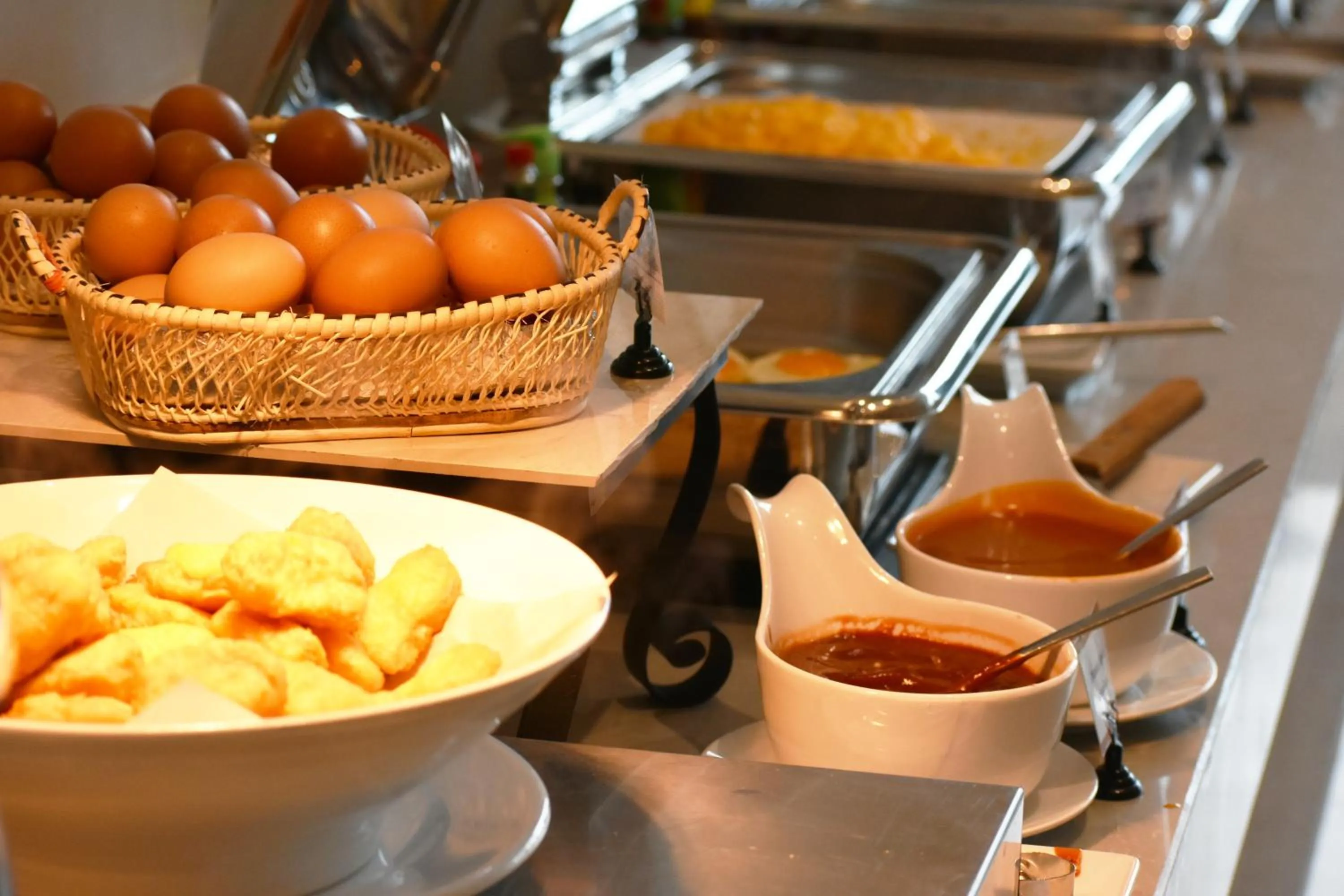Buffet breakfast in S Sriracha Hotel & Residence