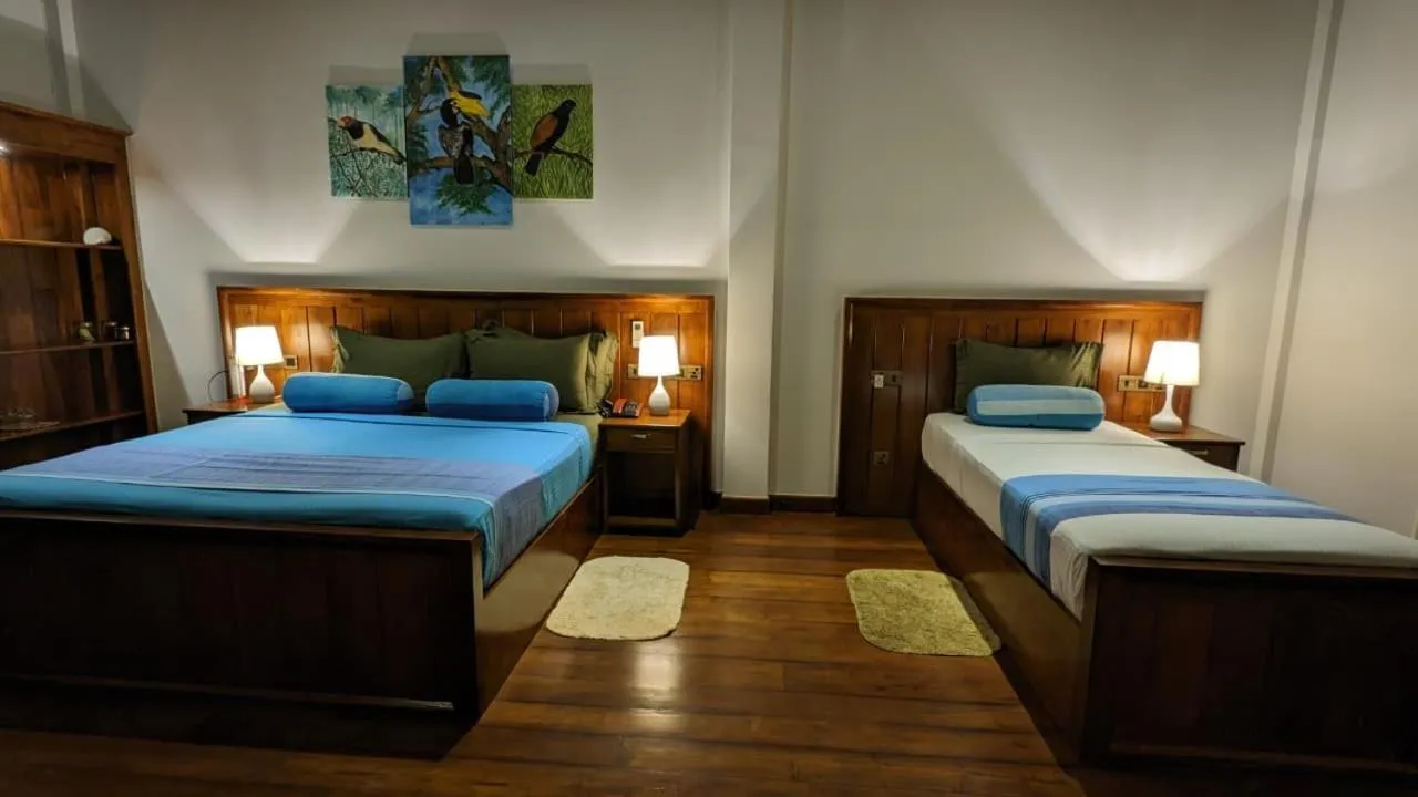 Bed in Lagoon gate Tangalle Resort