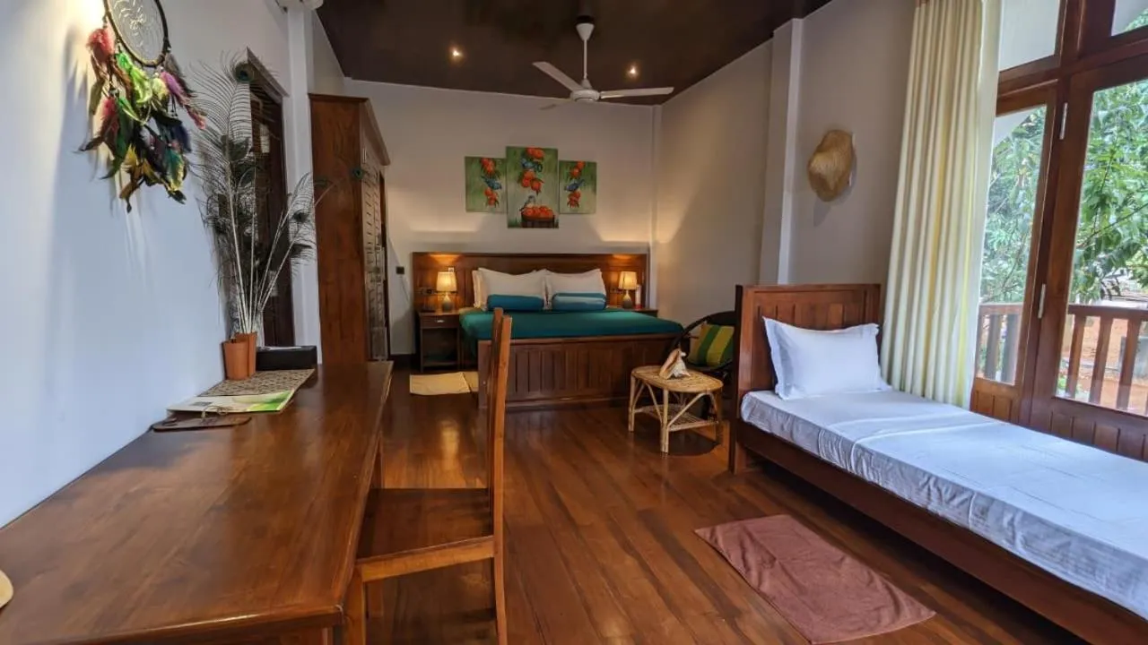 Bed in Lagoon gate Tangalle Resort