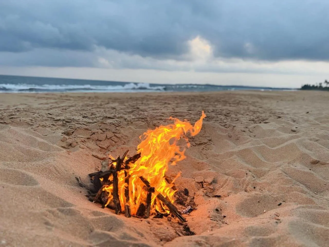 Beach in Lagoon gate Tangalle Resort