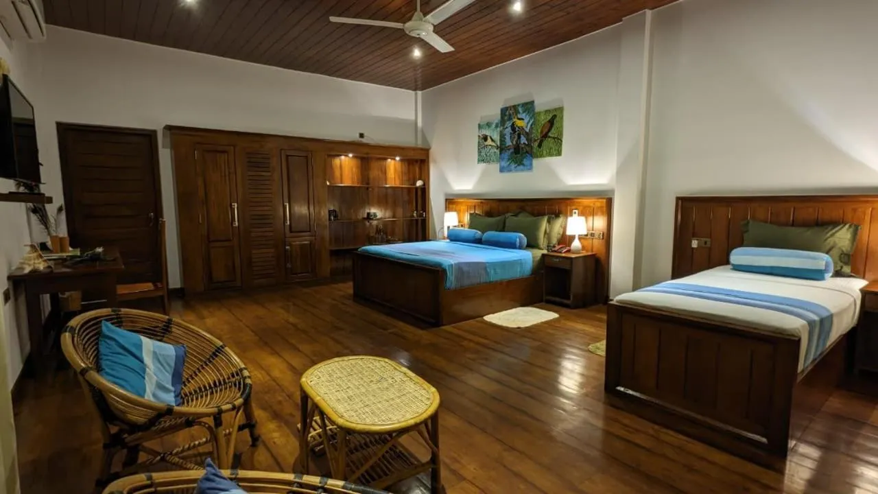 Bed in Lagoon gate Tangalle Resort