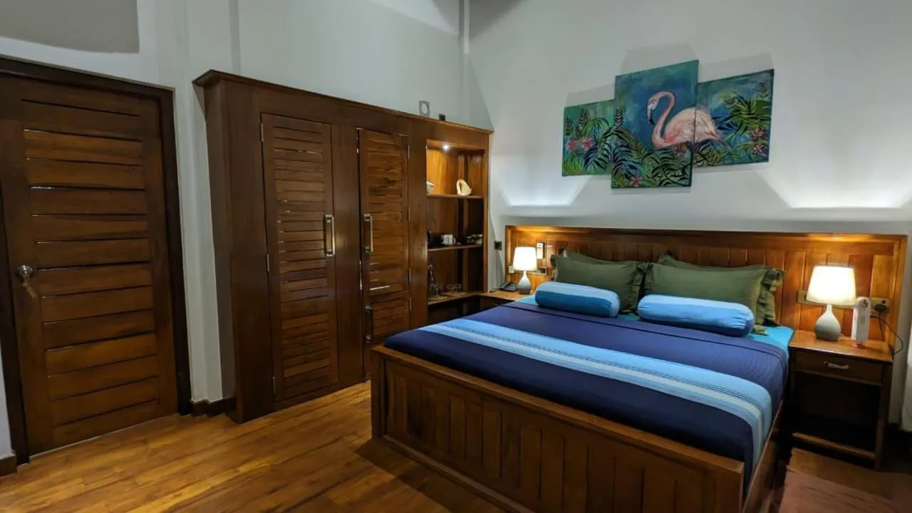 Bed in Lagoon gate Tangalle Resort