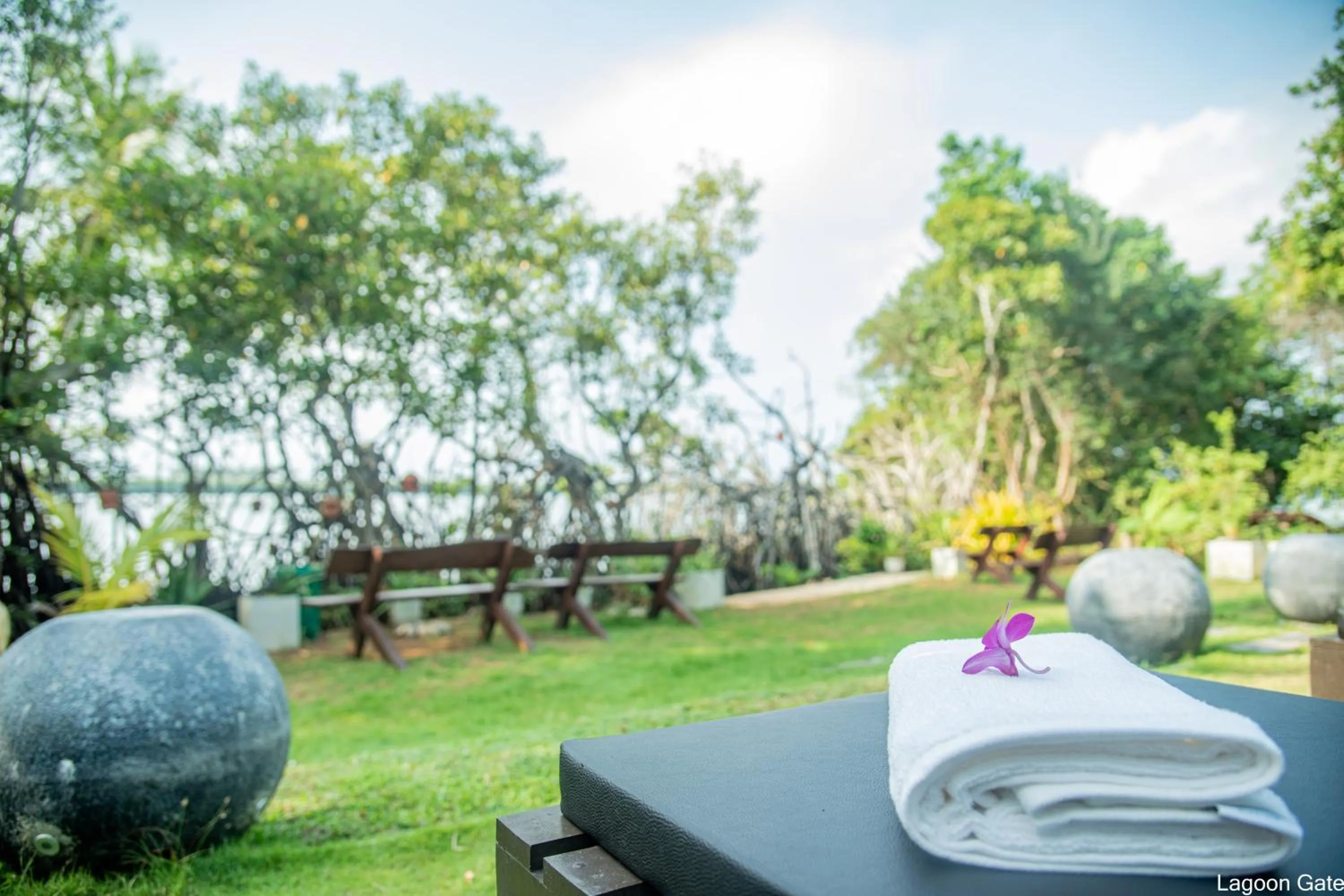 Natural landscape in Lagoon gate Tangalle Resort