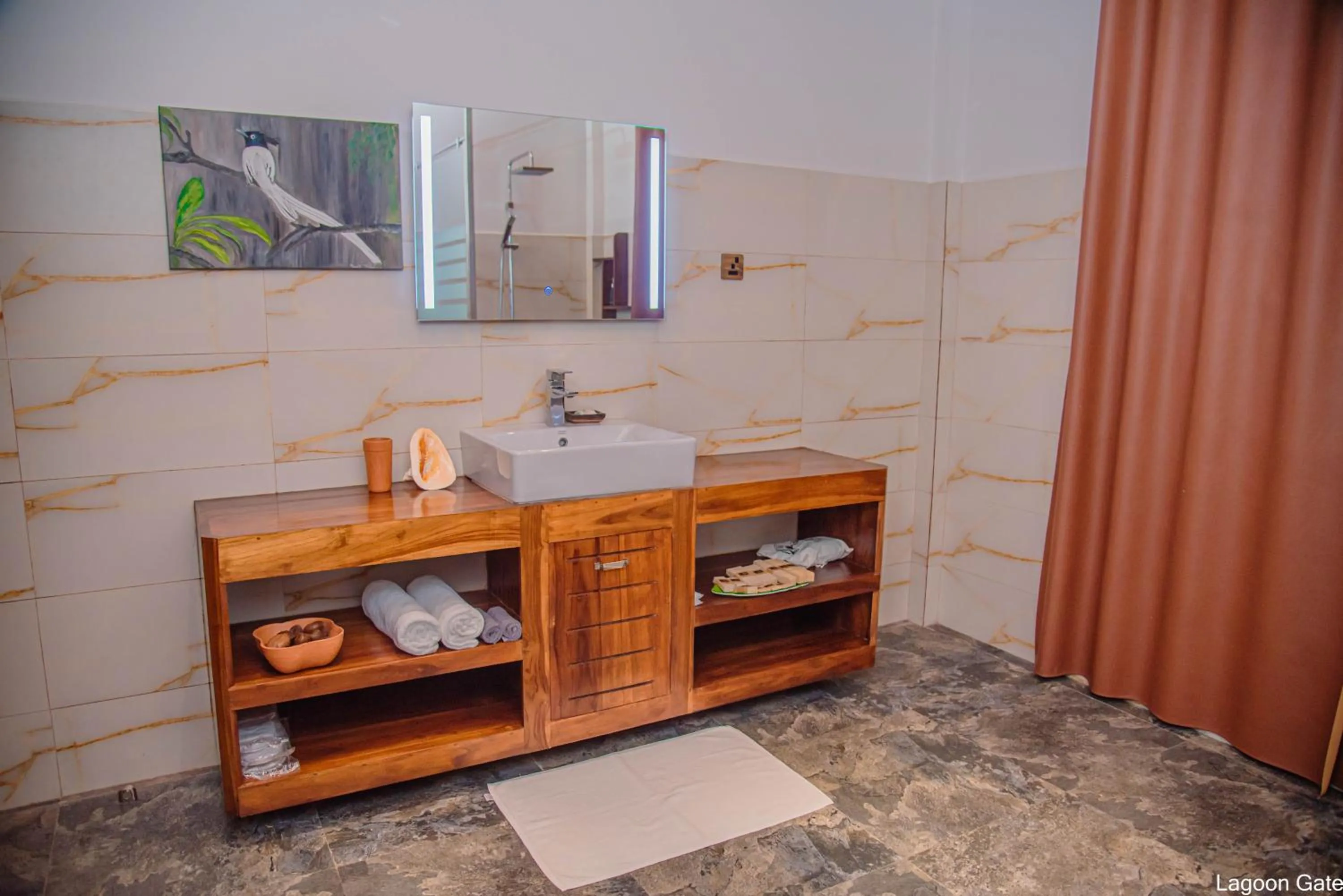 Bathroom in Lagoon gate Tangalle Resort