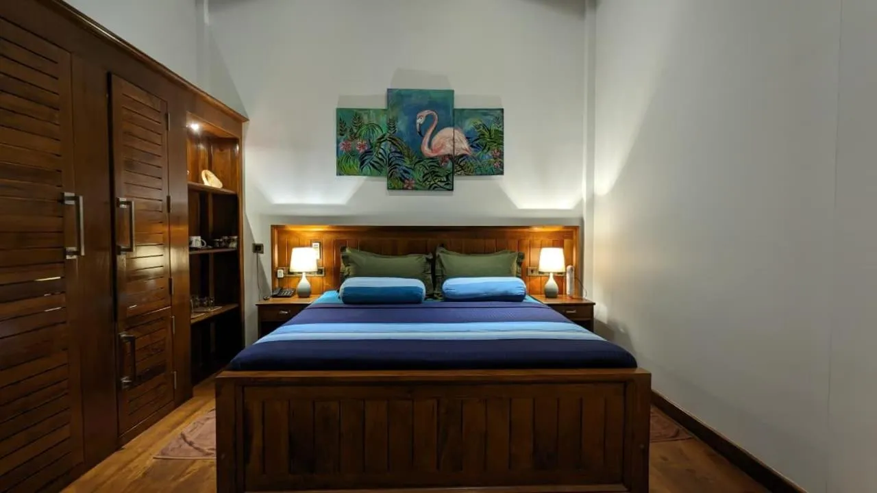 Bed in Lagoon gate Tangalle Resort