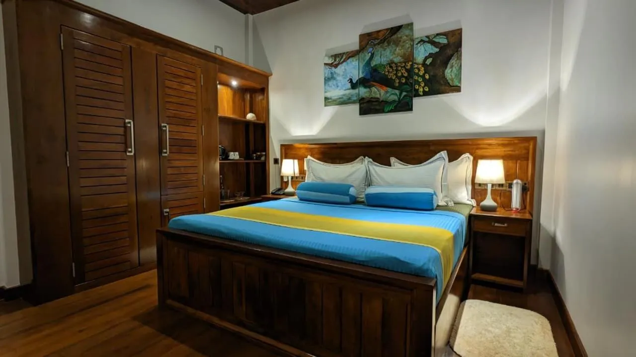 Bed in Lagoon gate Tangalle Resort