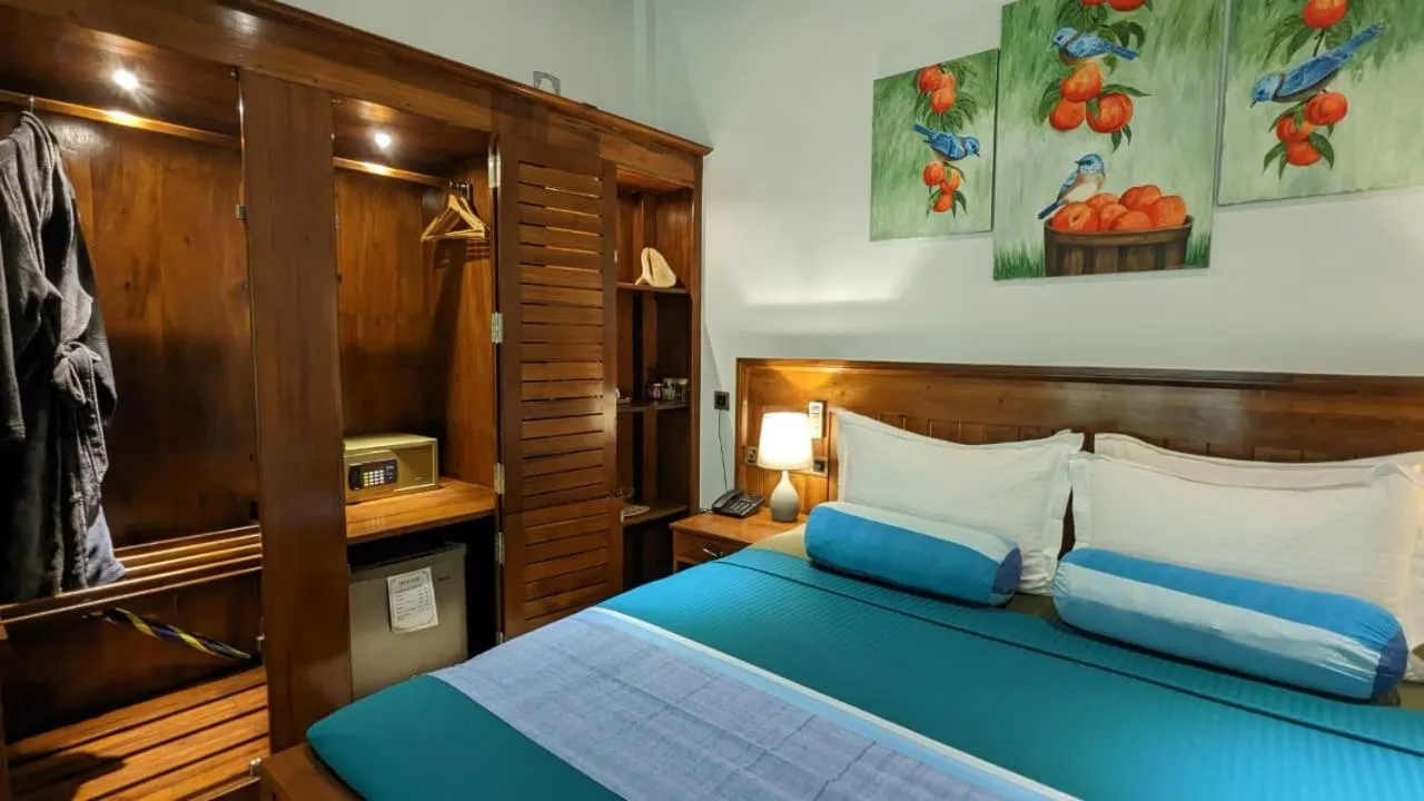 Bed in Lagoon gate Tangalle Resort