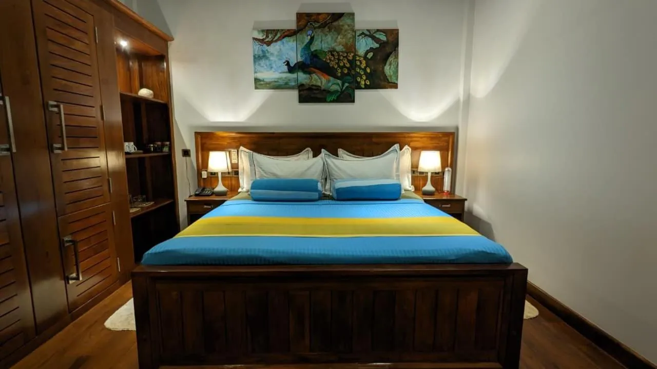 Bed in Lagoon gate Tangalle Resort