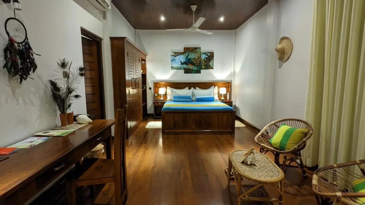 Bed in Lagoon gate Tangalle Resort