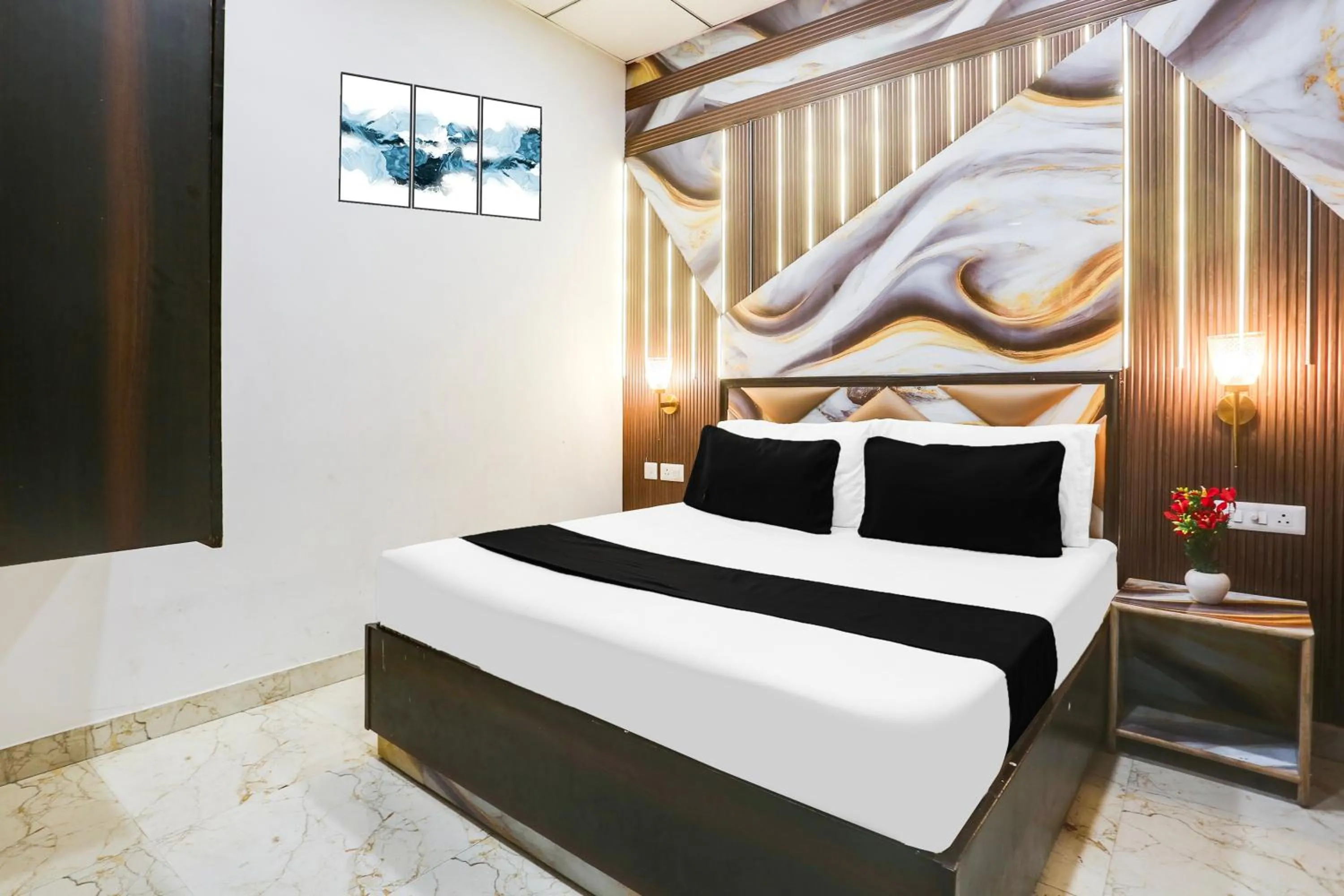 Bedroom, Bed in Collection O Golden Key Near TDI Mall