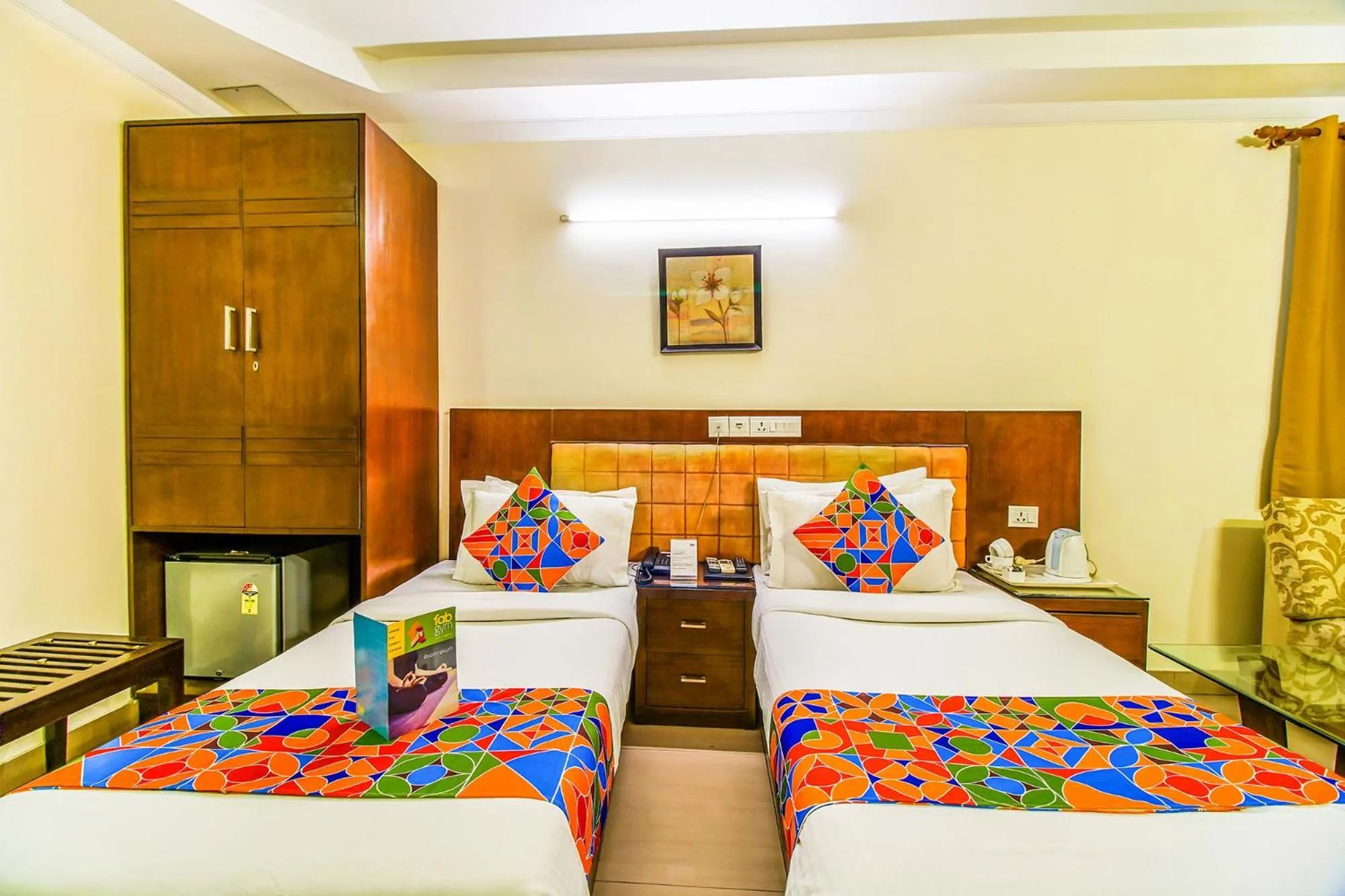 Bed in FabHotel Signature Plaza