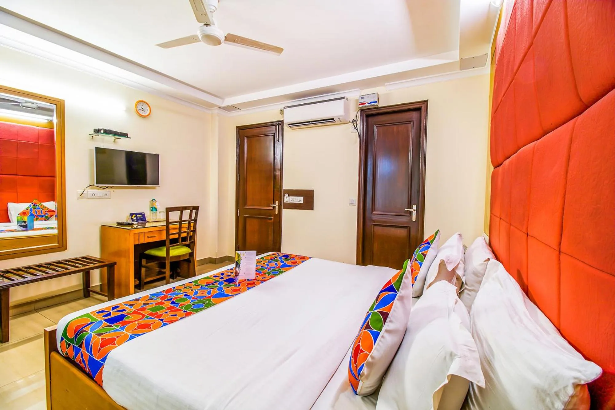 Bed in FabHotel Signature Plaza