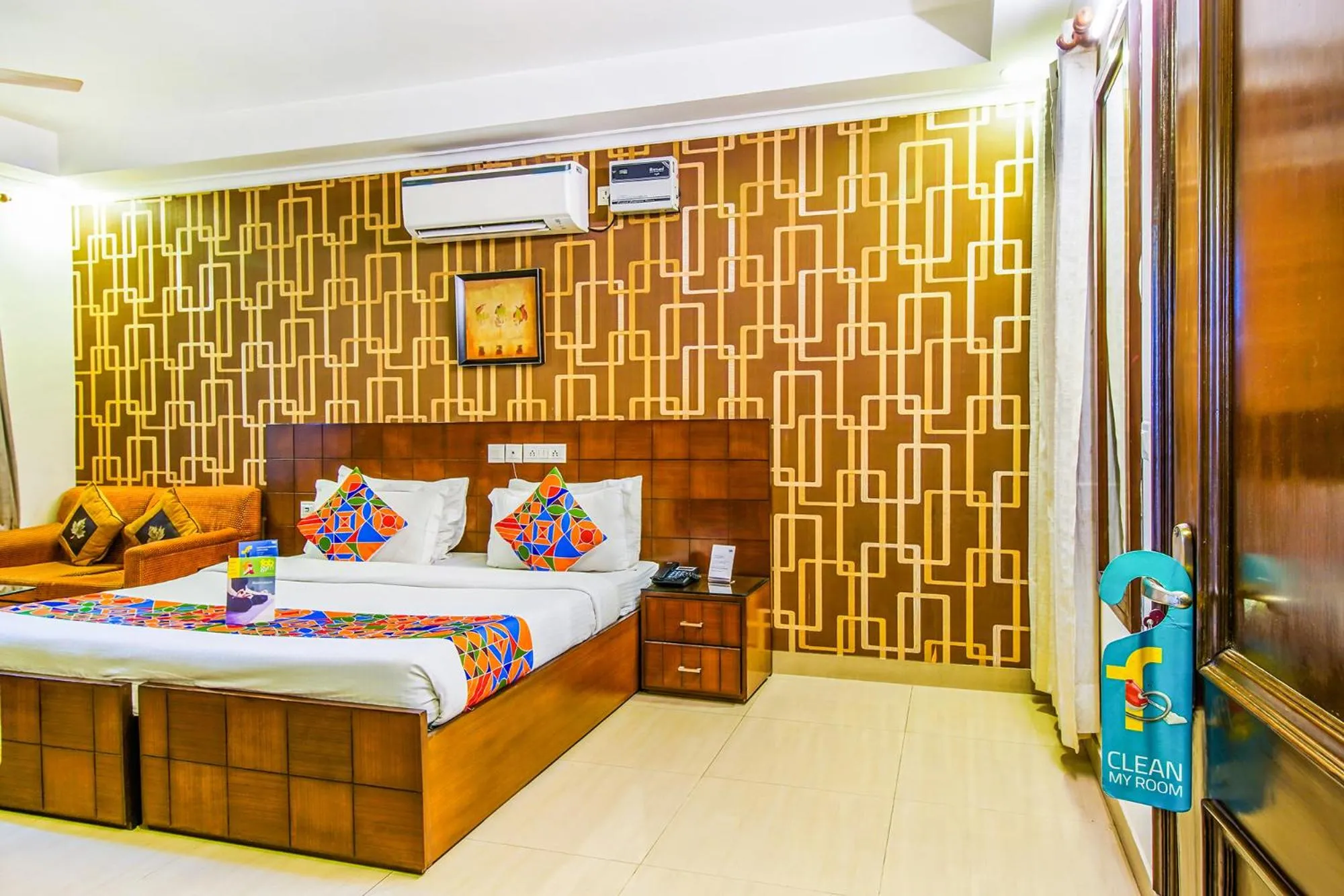 Bed in FabHotel Signature Plaza