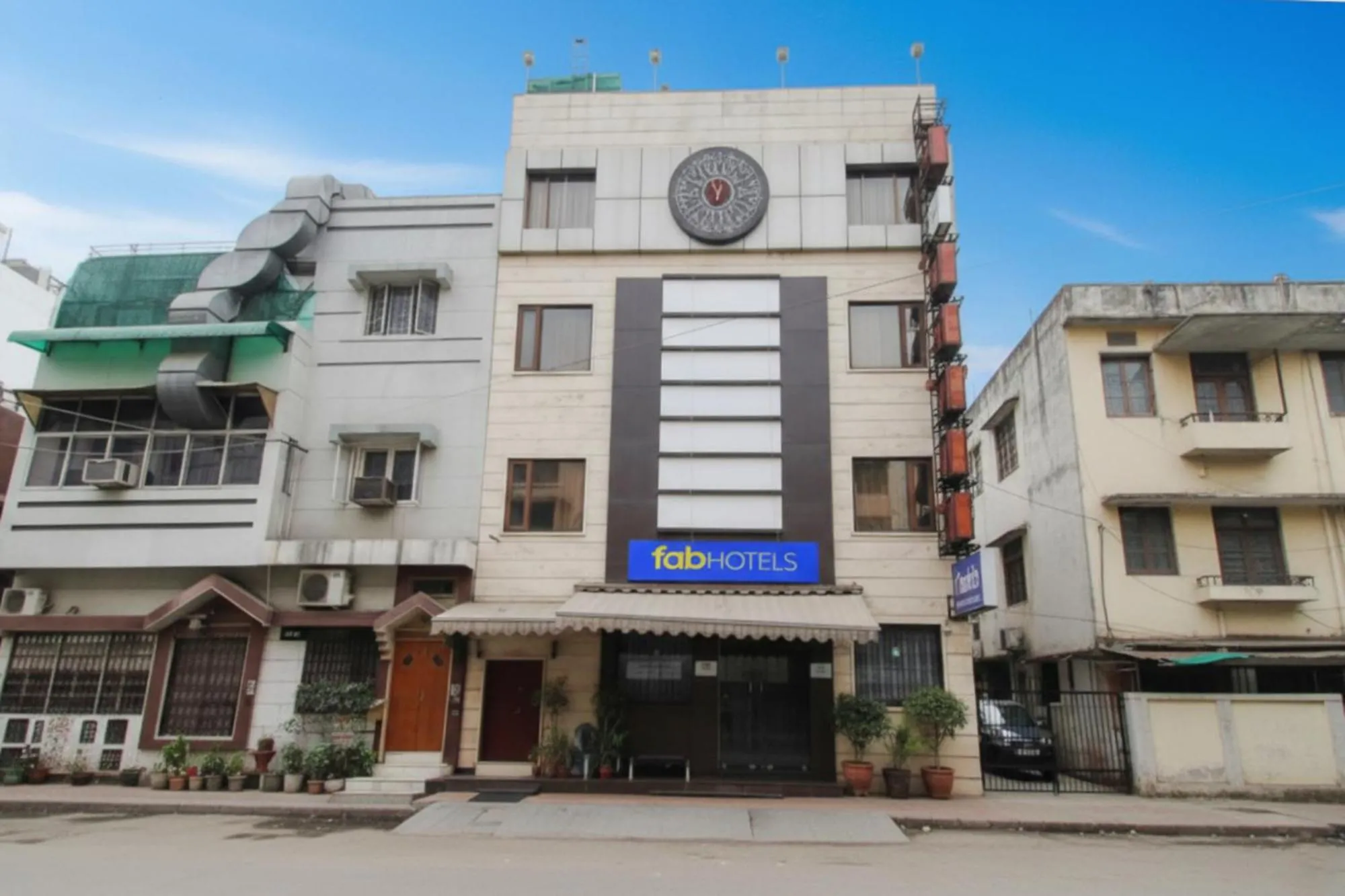 Property building in FabHotel Yug Villa