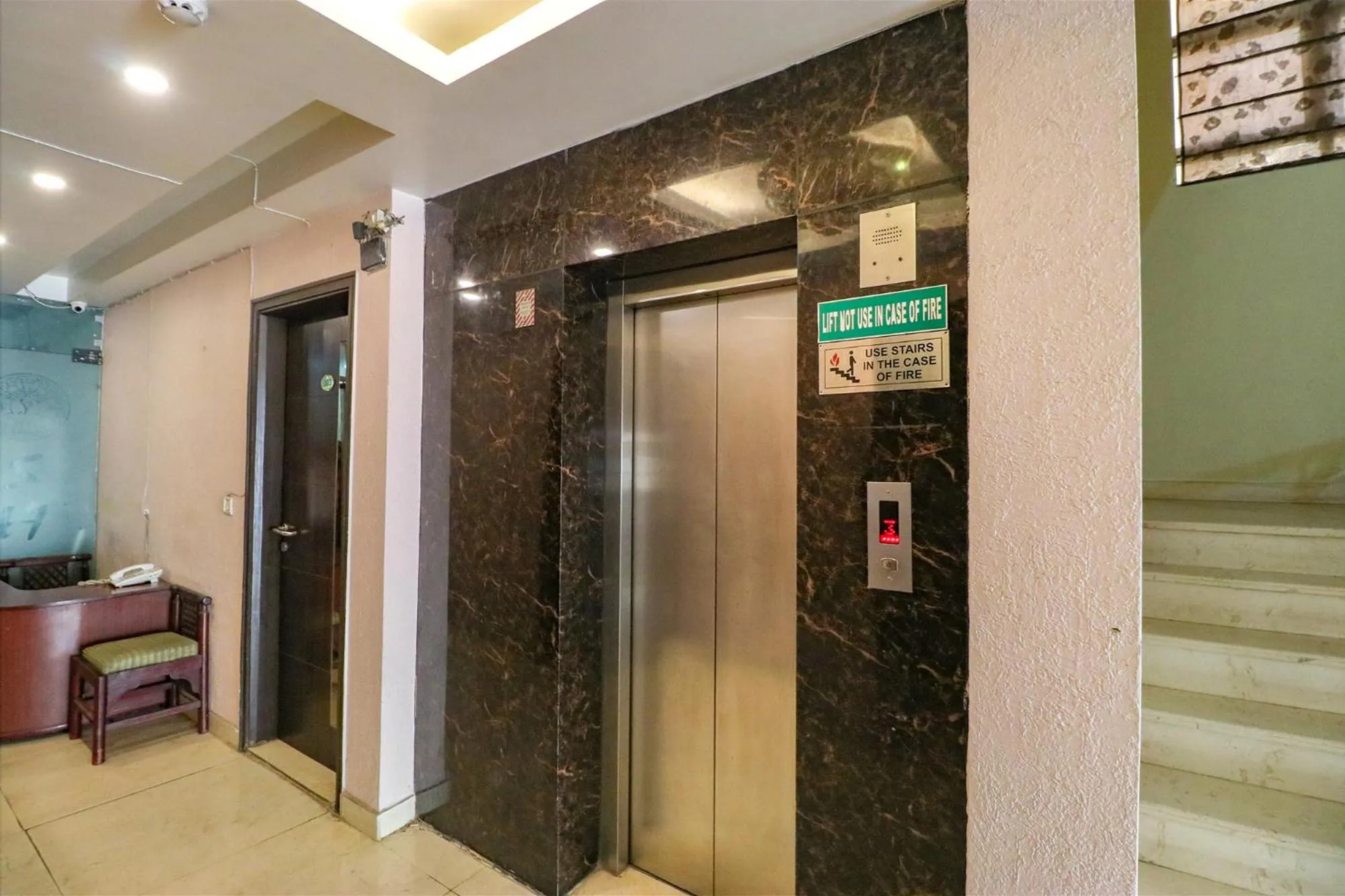 elevator in FabHotel Yug Villa