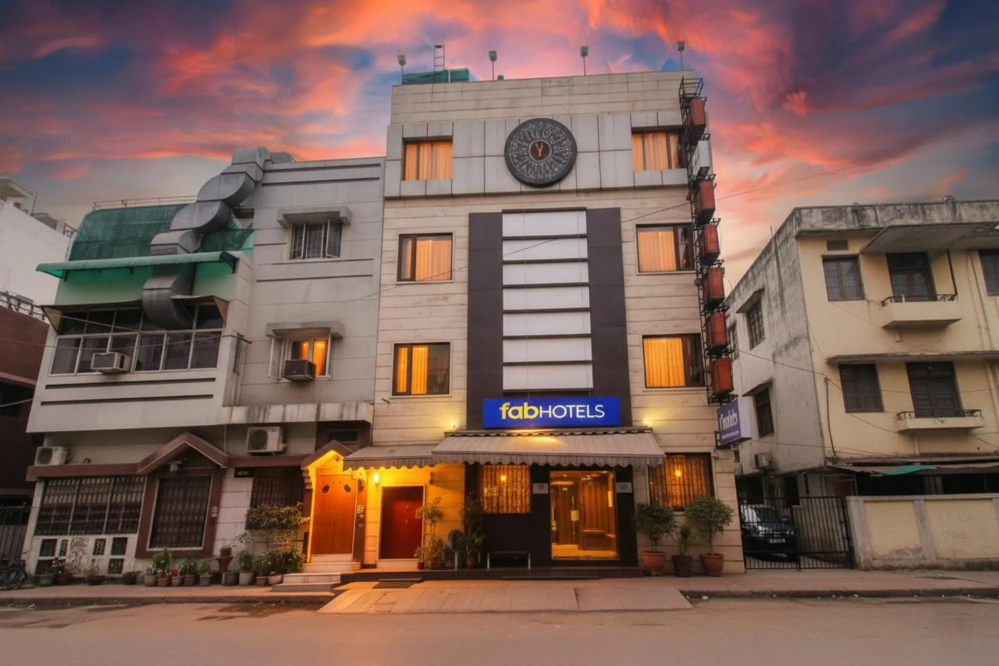 Property building in FabHotel Yug Villa