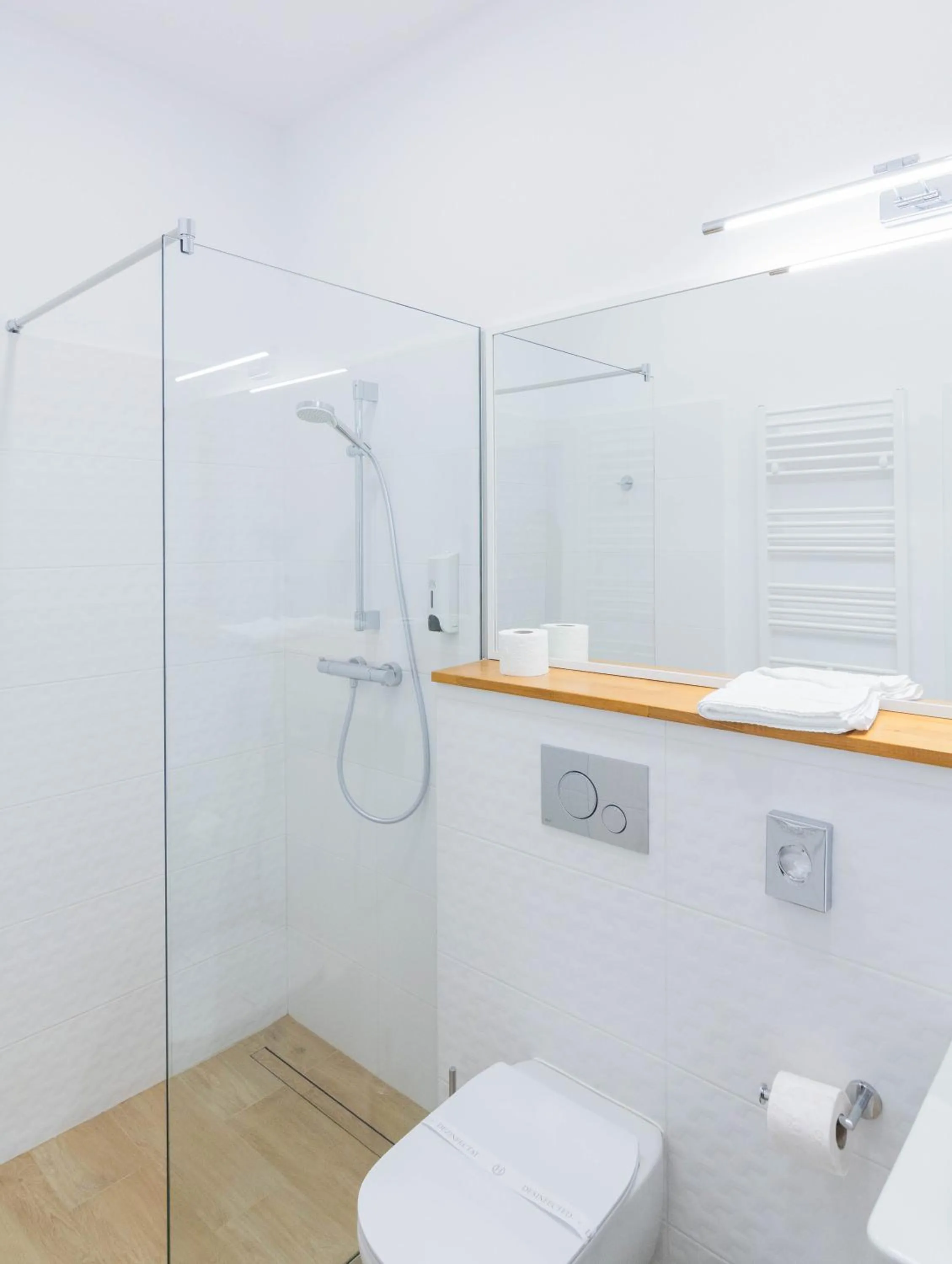 Shower in Hotel Urban