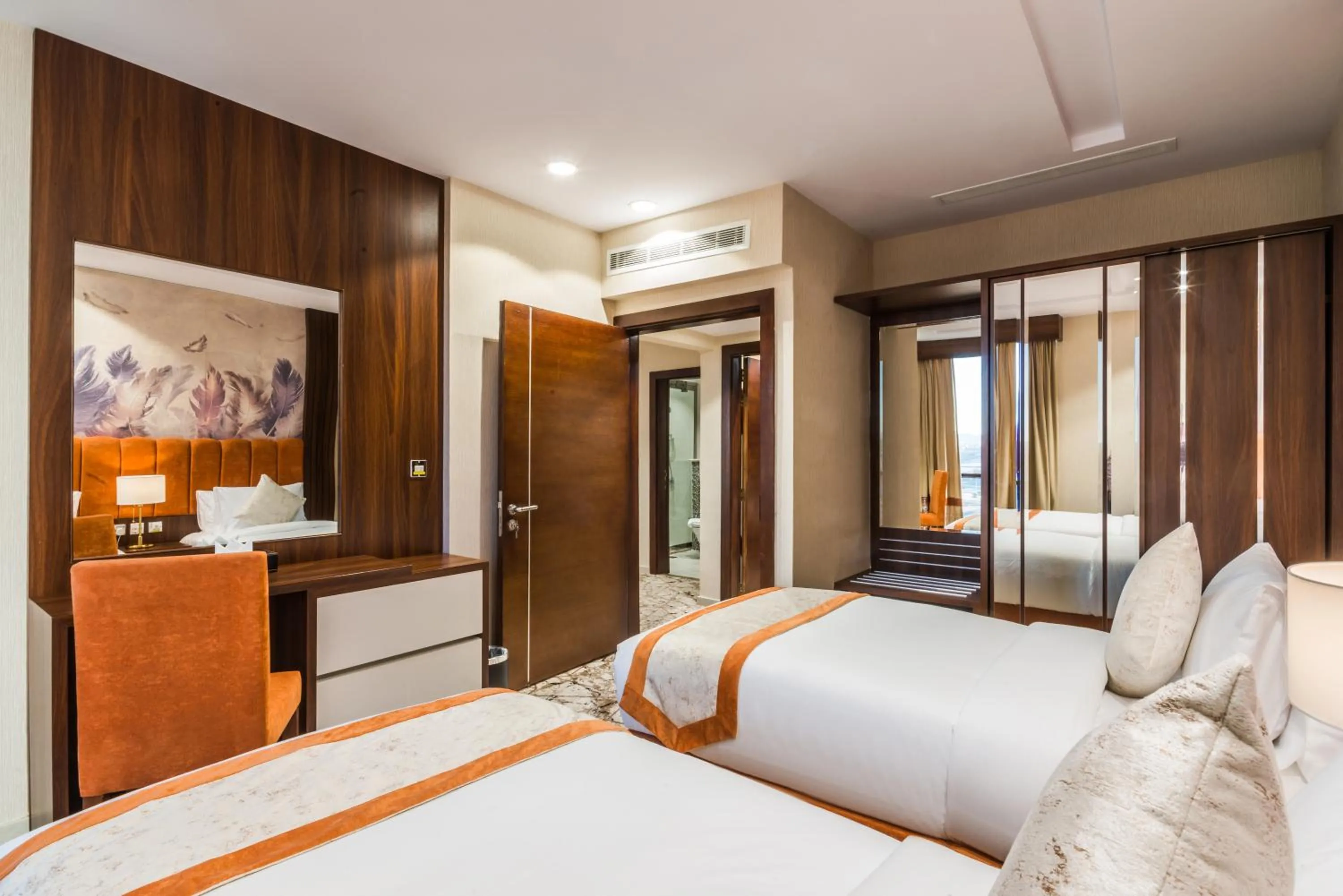 Bed in Tulip Plaza Hotel