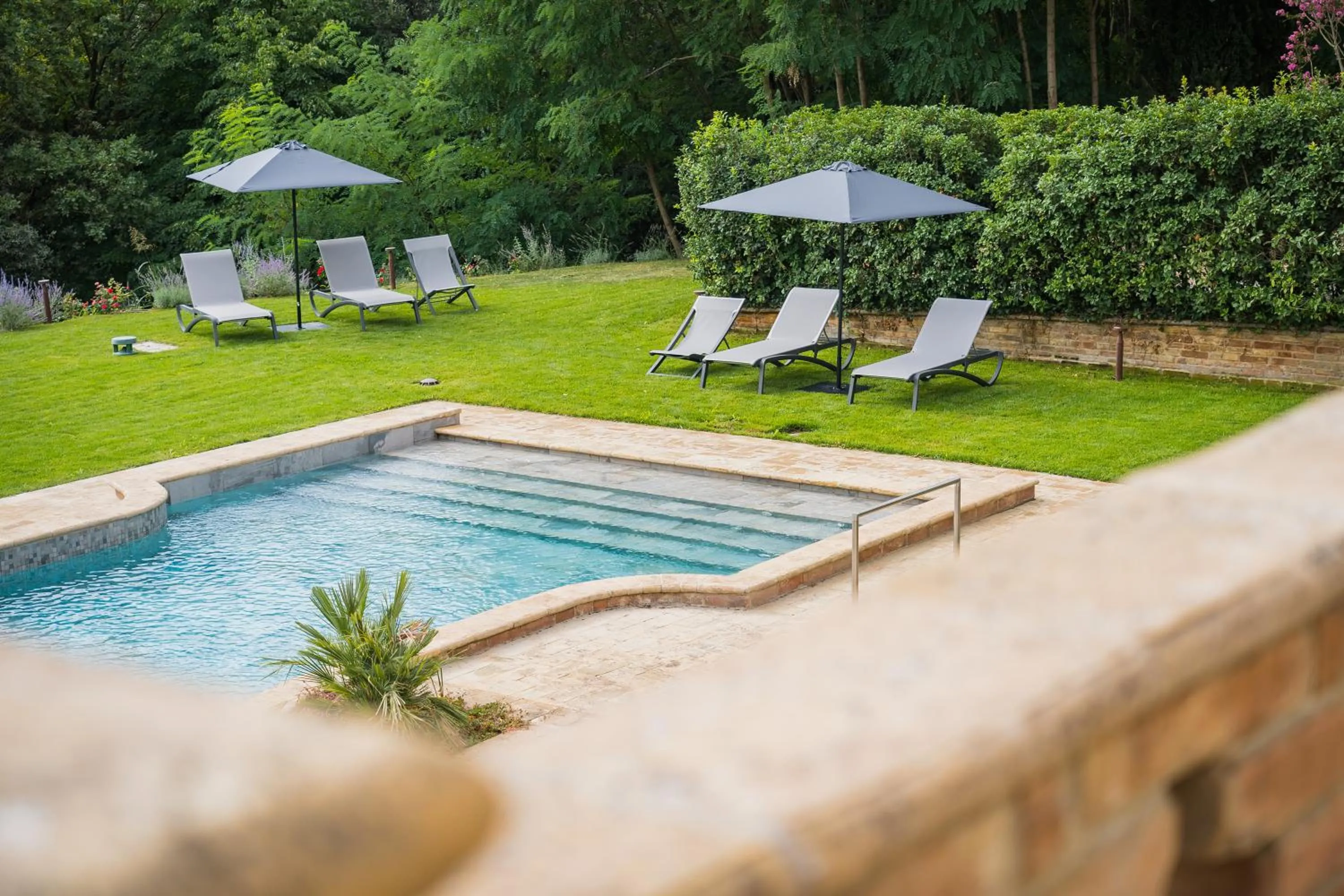 Pool view in Le Cappuccinelle Suites&SPA