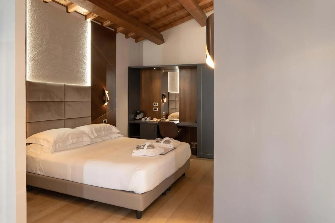 Bed in Le Cappuccinelle Suites&SPA