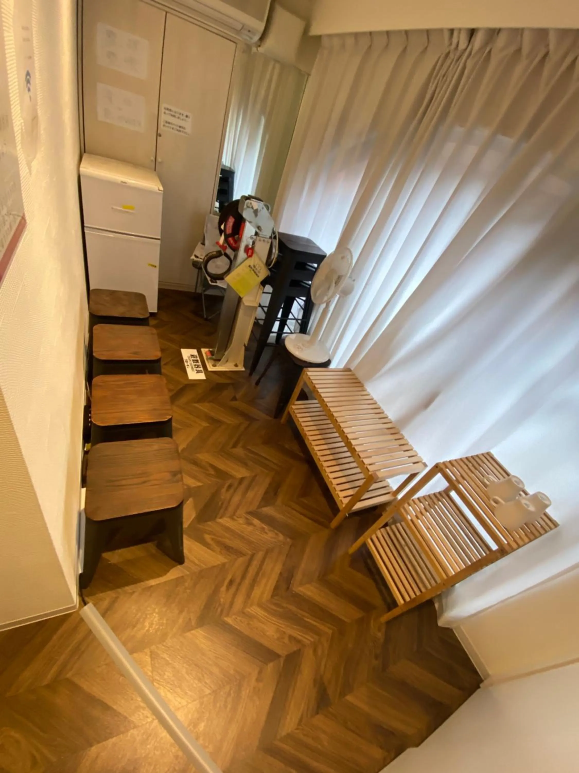 Living room in 54Journey 東京赤坂ホステル