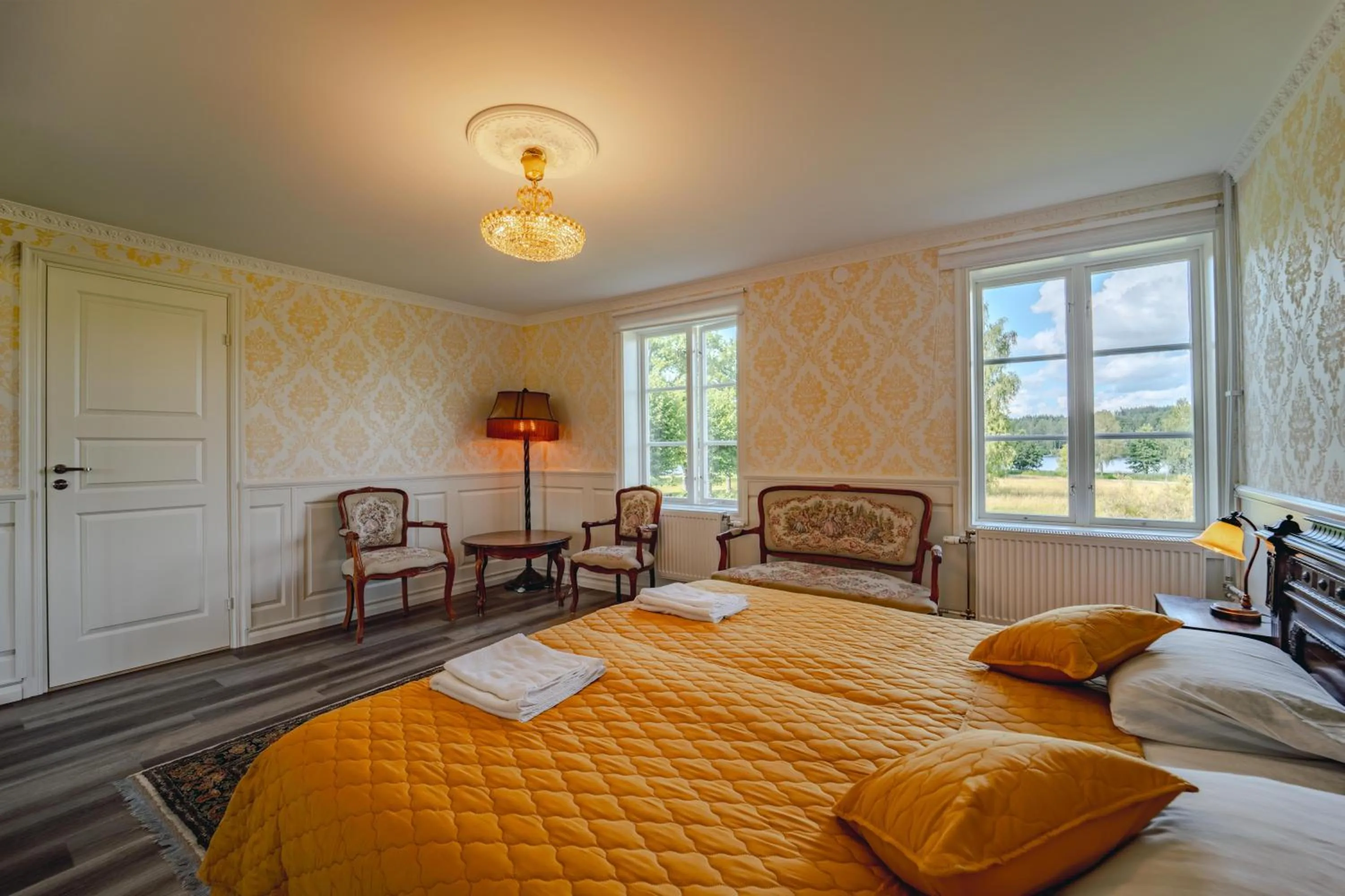 Bed in Svaneholm Hotel