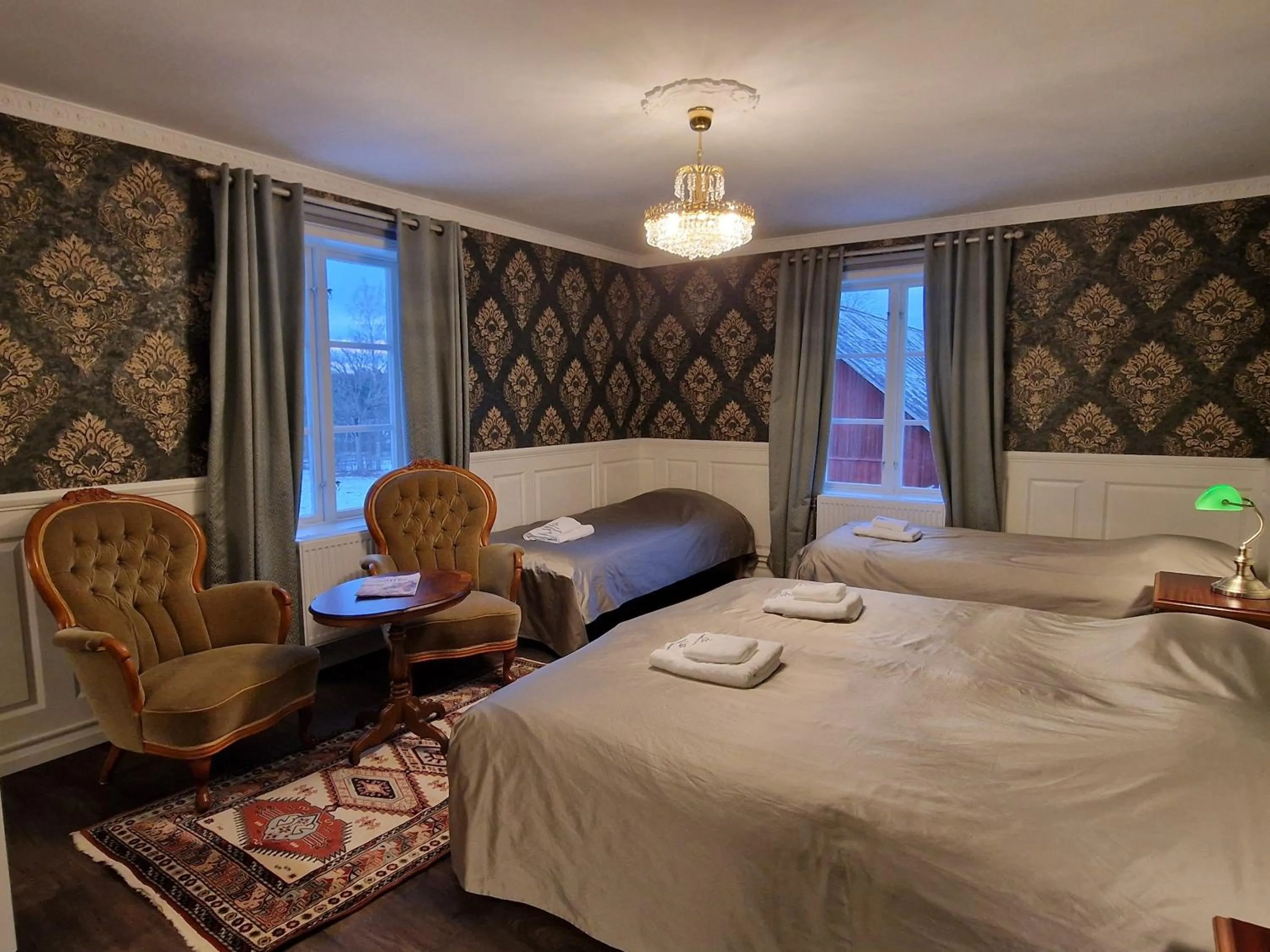 Bed in Svaneholm Hotel