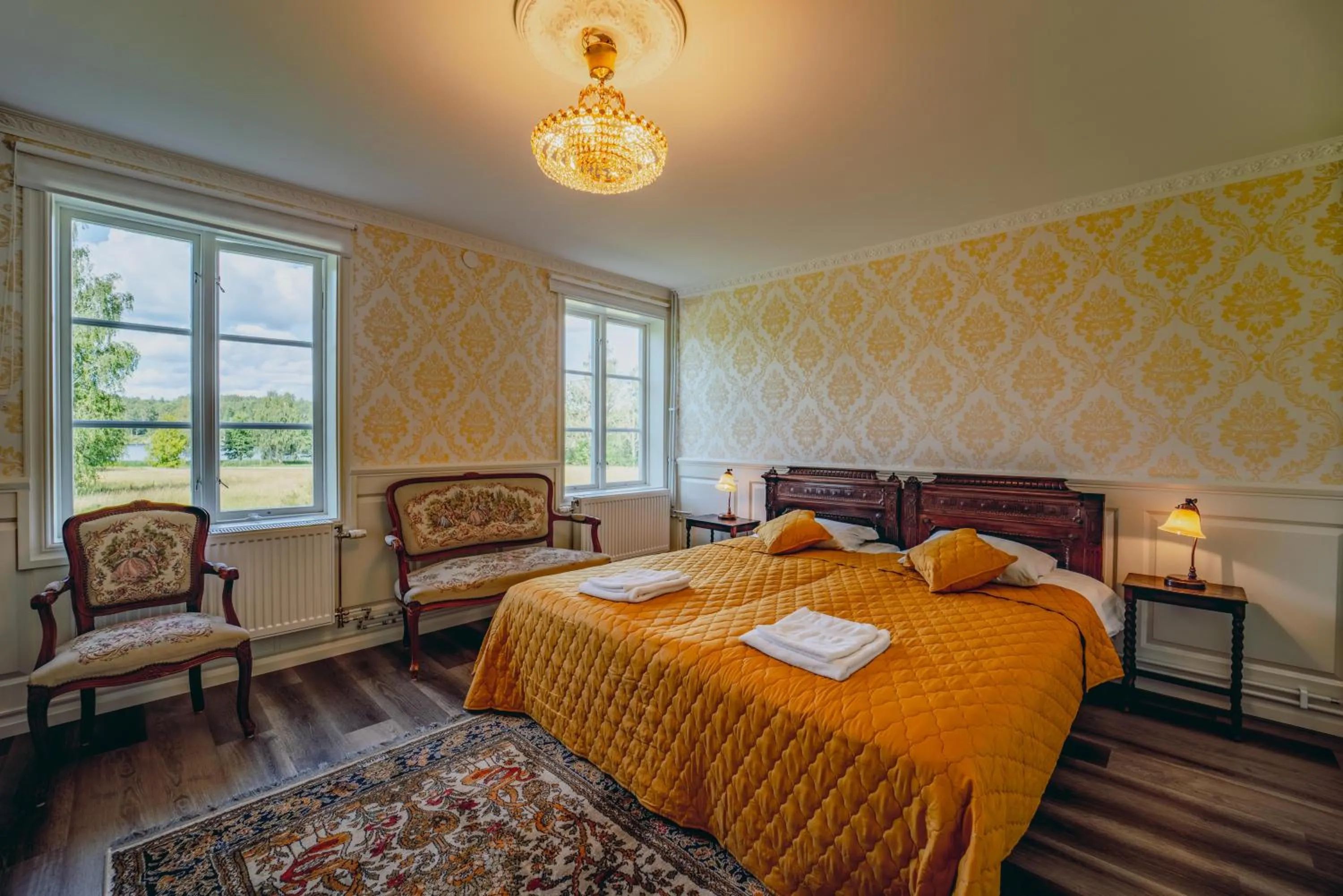 Bed in Svaneholm Hotel