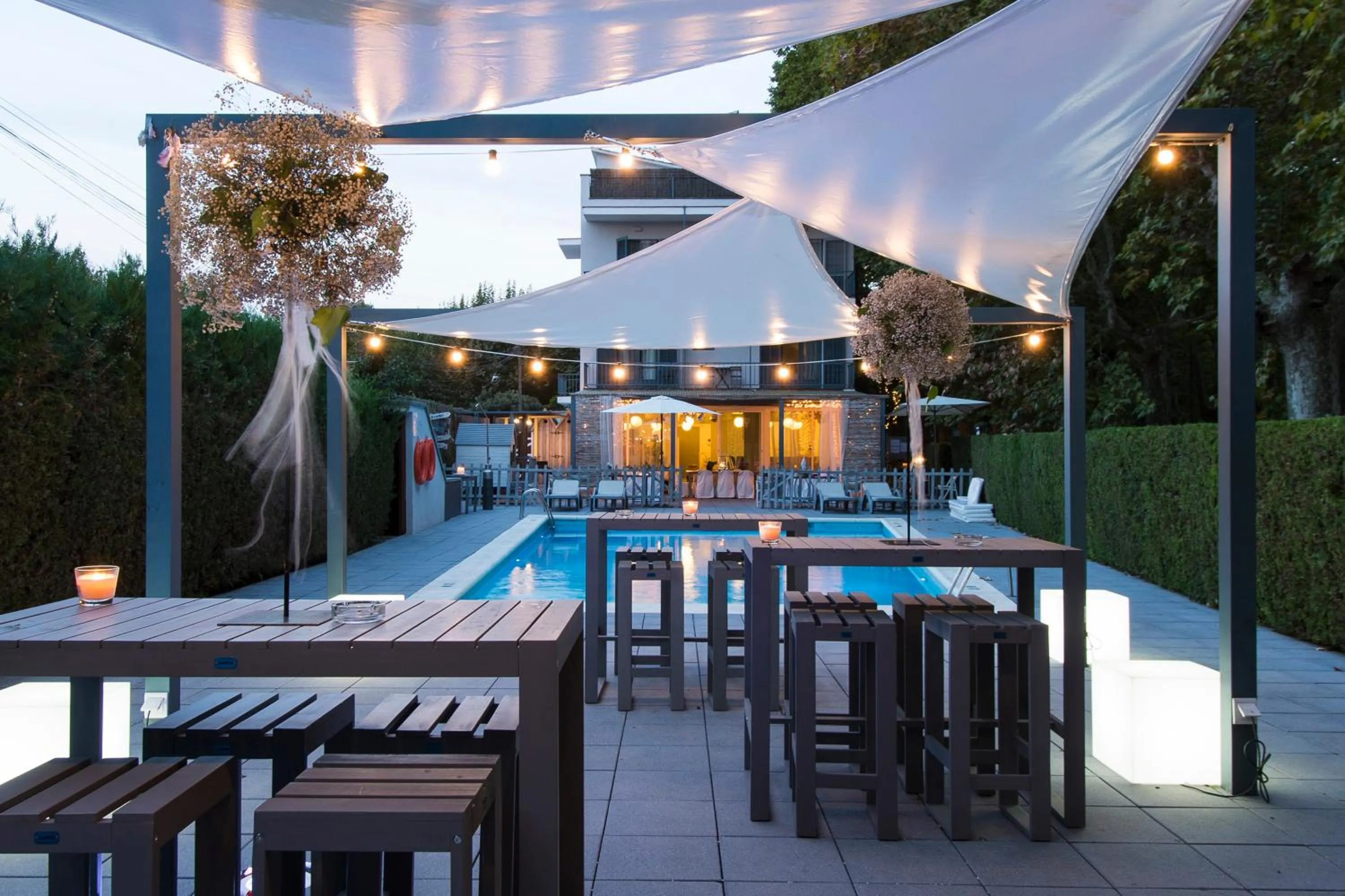 Patio in Hotel L'Ast