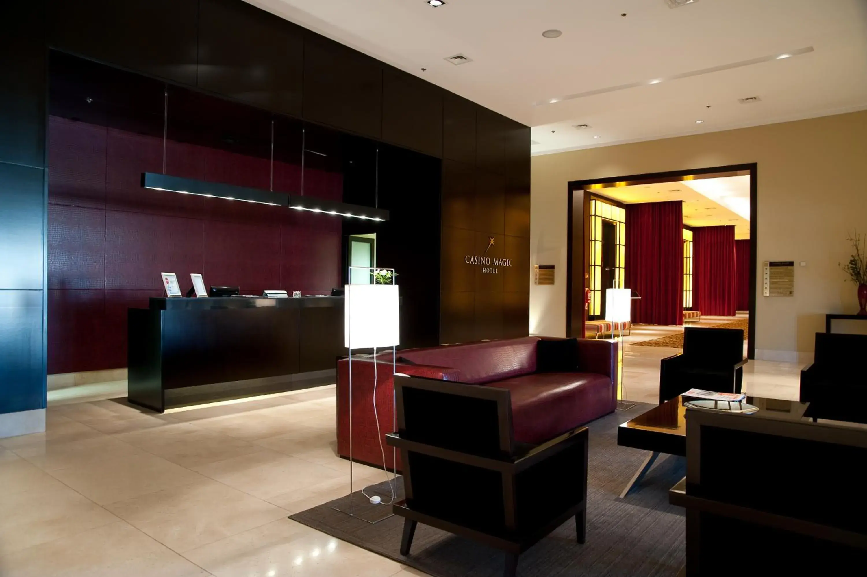 Lobby or reception in Hotel Casino Magic Lobby or reception in Hotel Casino Magic